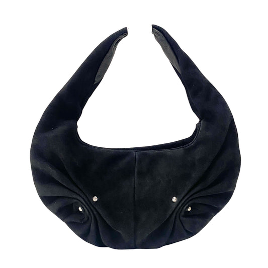Rive Gauche Black Suede Bag