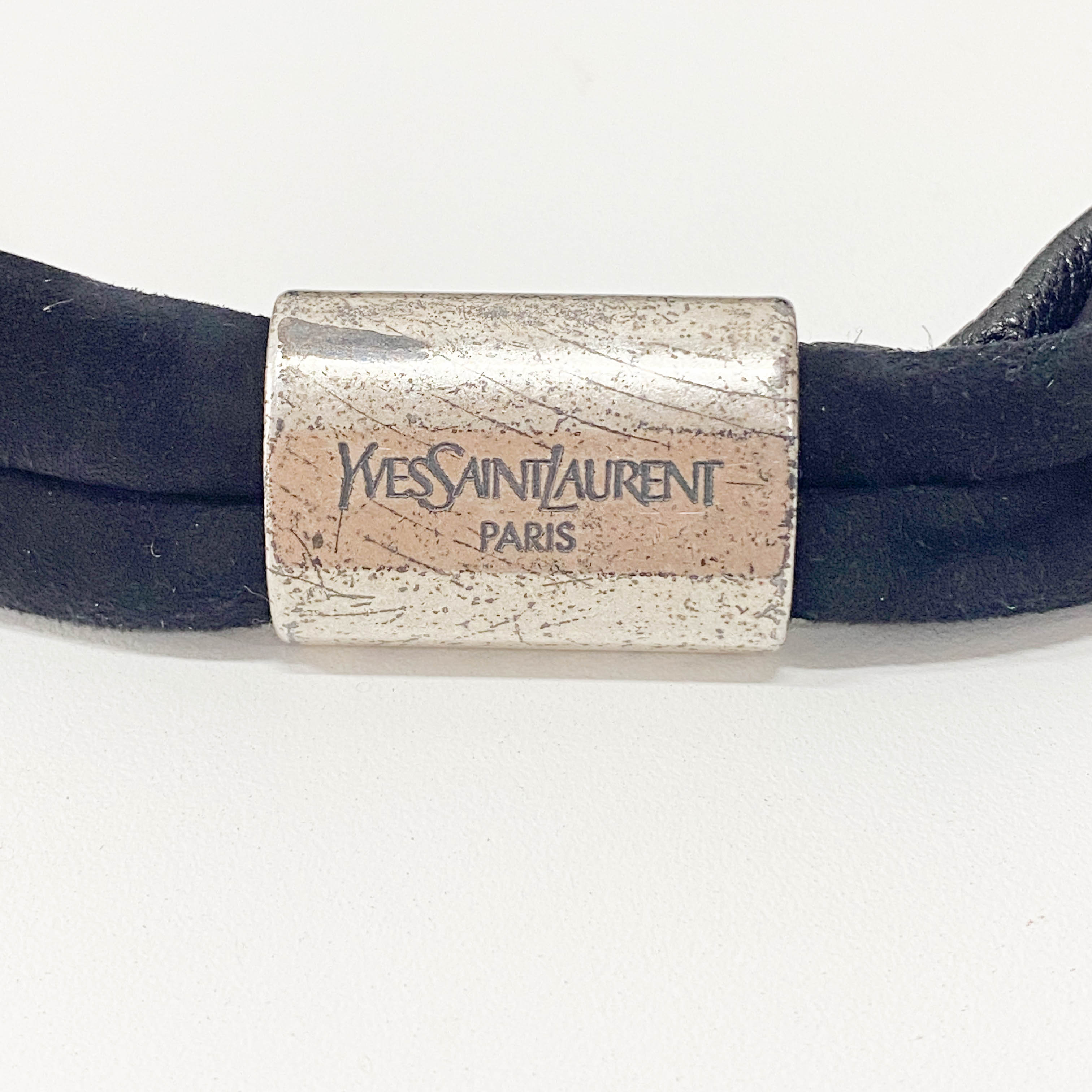 Rive Gauche Black Suede Bag