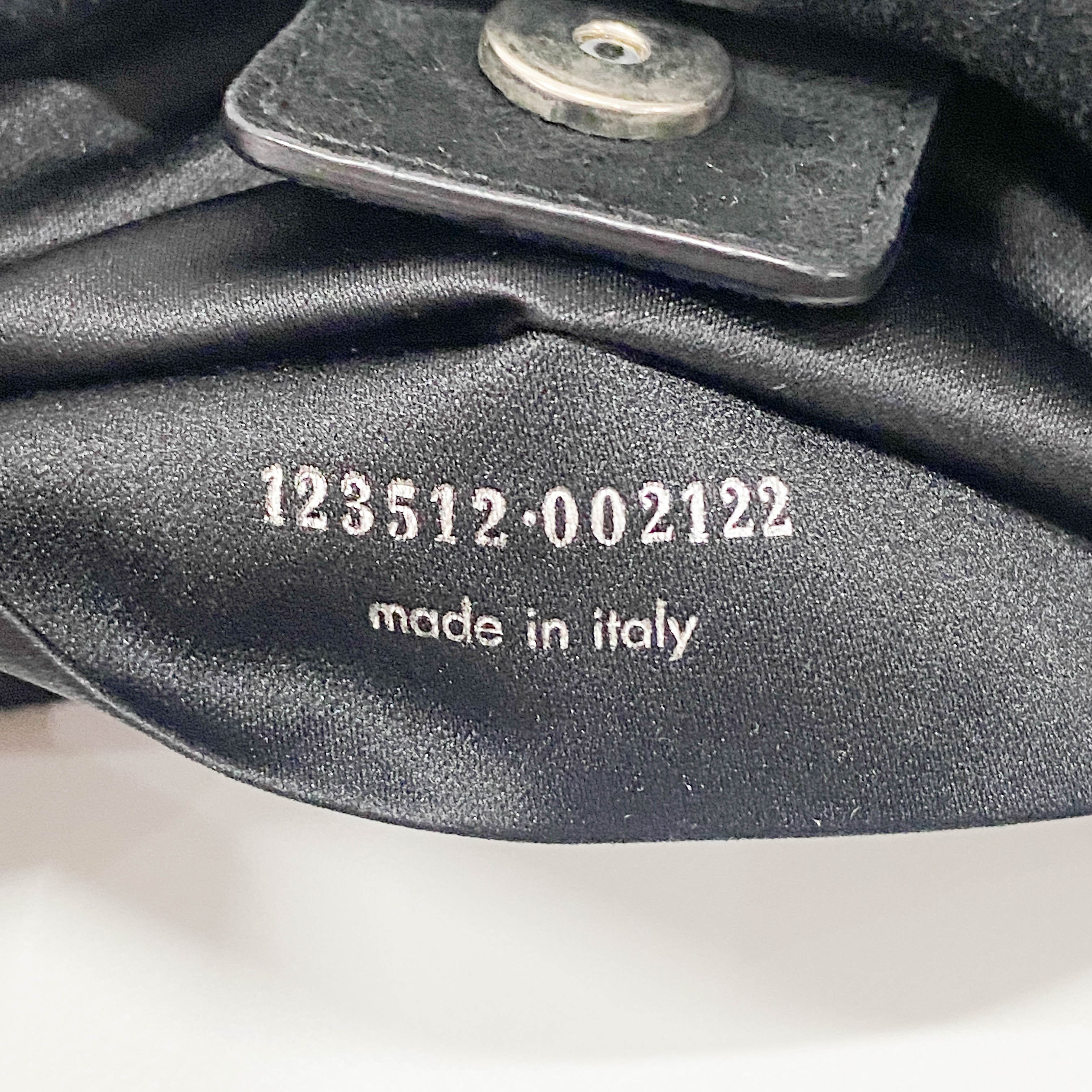 Rive Gauche Black Suede Bag