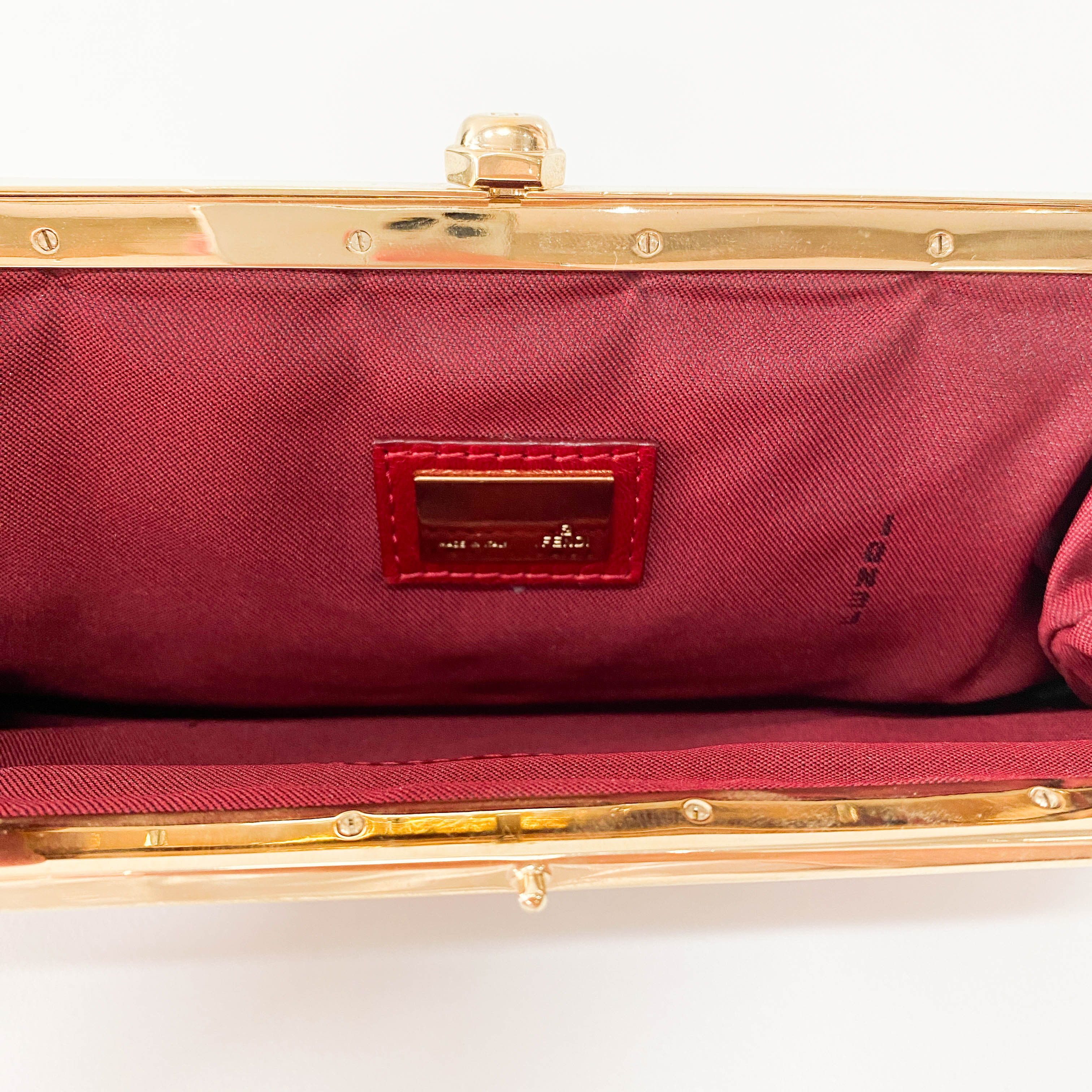 Archive Red Leather Mini Shoulder Bag