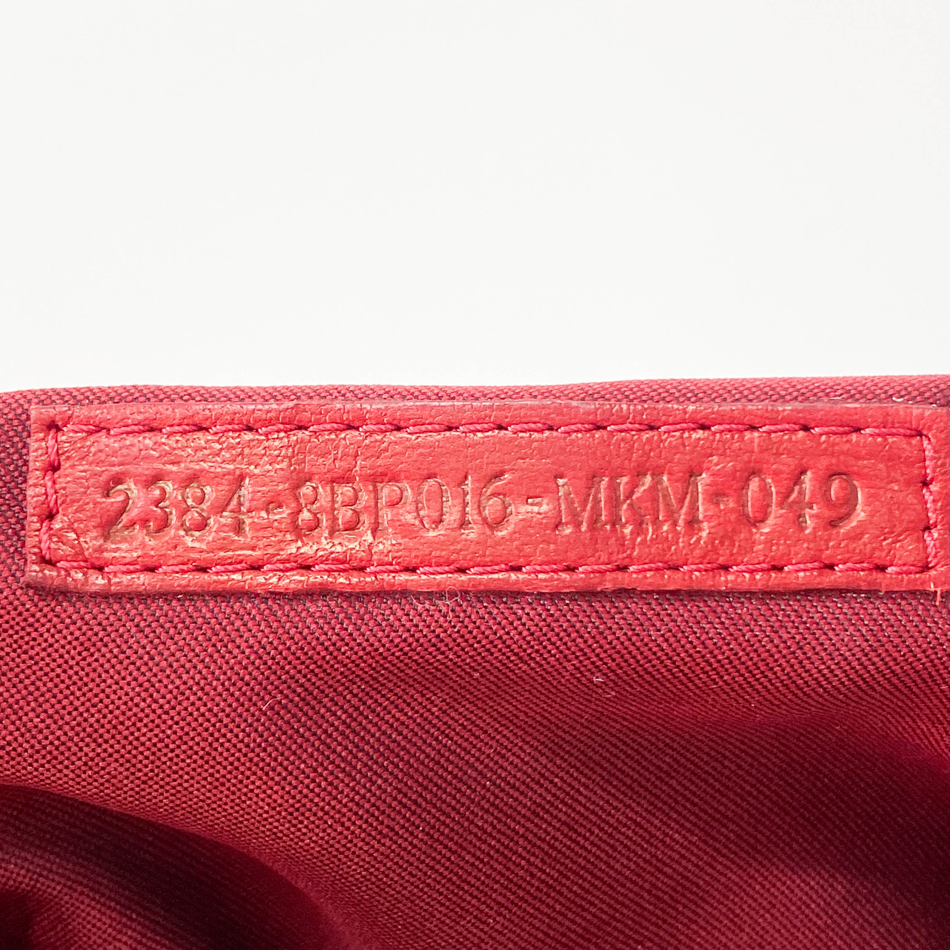 Archive Red Leather Mini Shoulder Bag