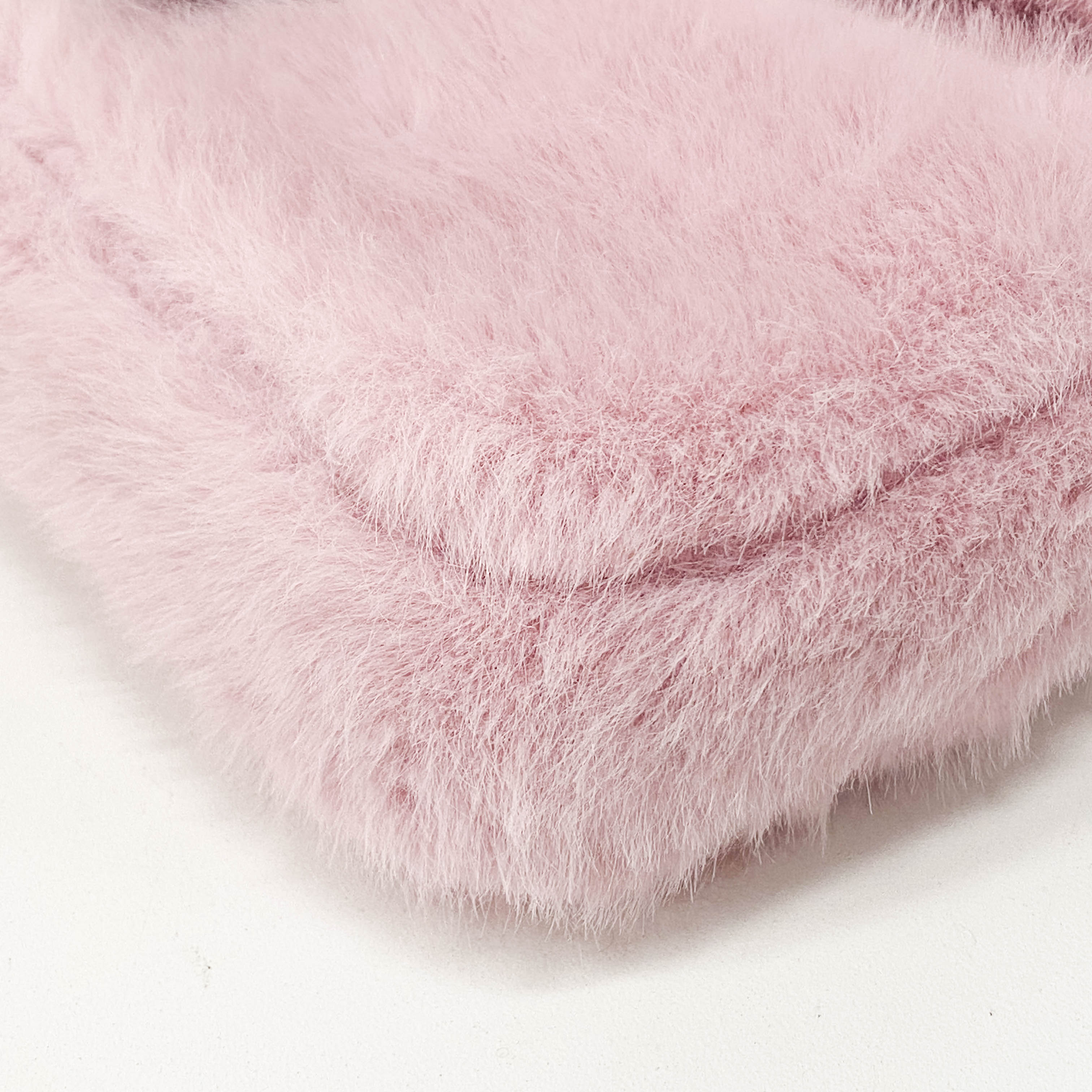 Baguette Candy Pink Lilac Fur Baguette Bag