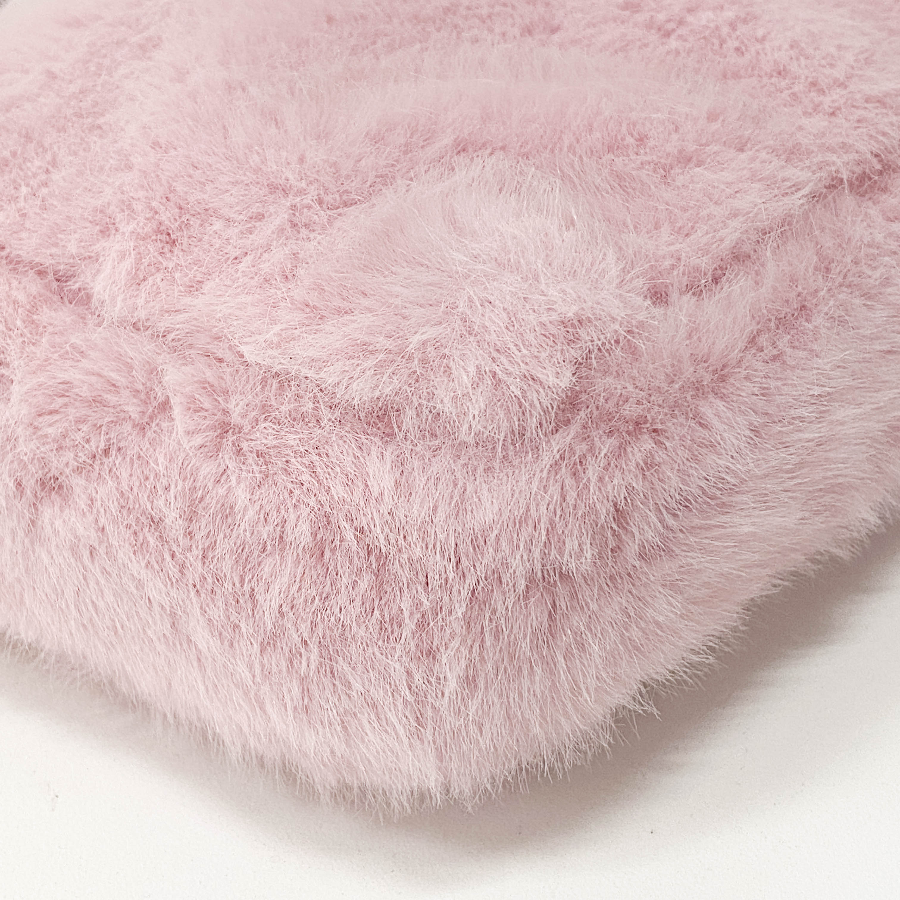 Baguette Candy Pink Lilac Fur Baguette Bag