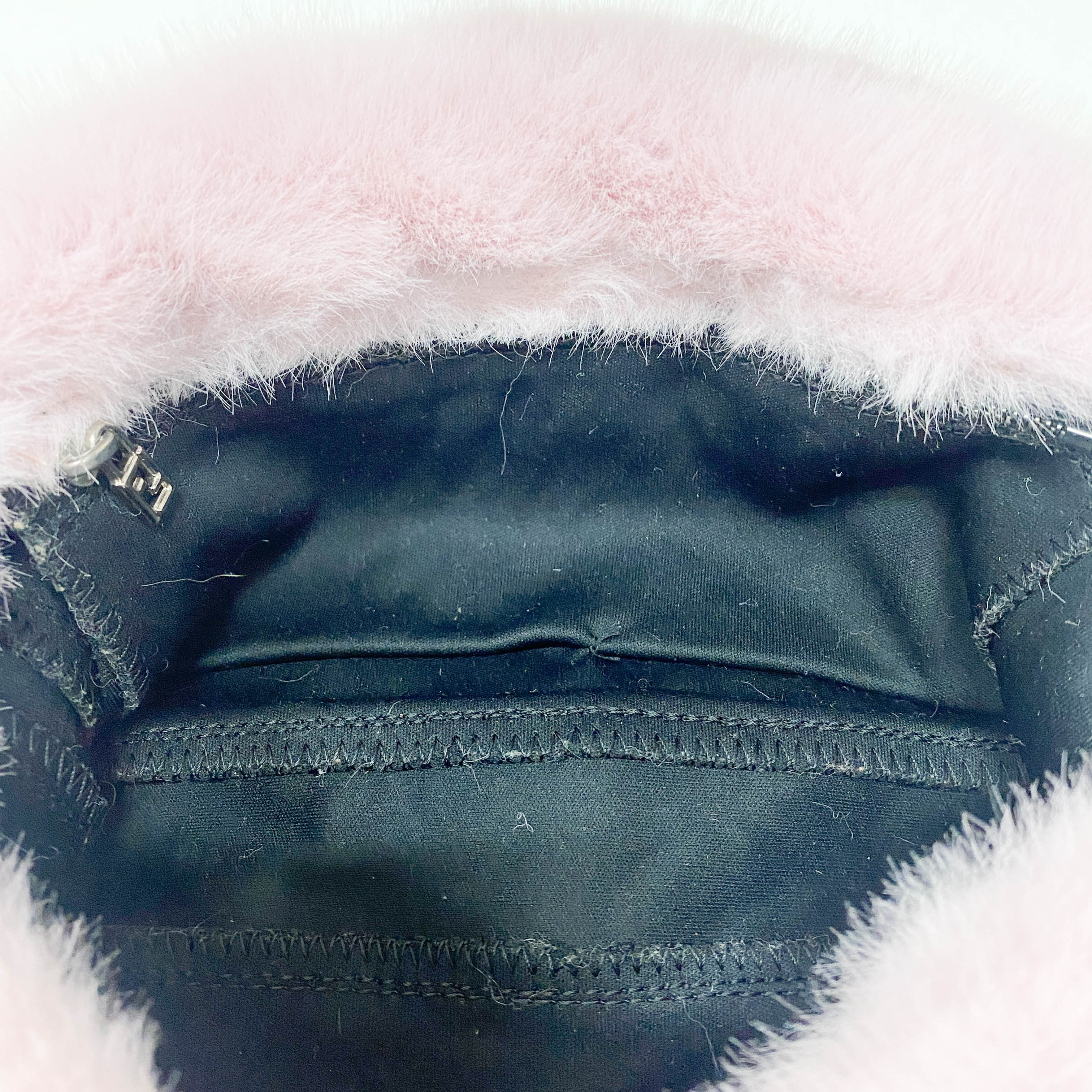 Baguette Candy Pink Lilac Fur Baguette Bag