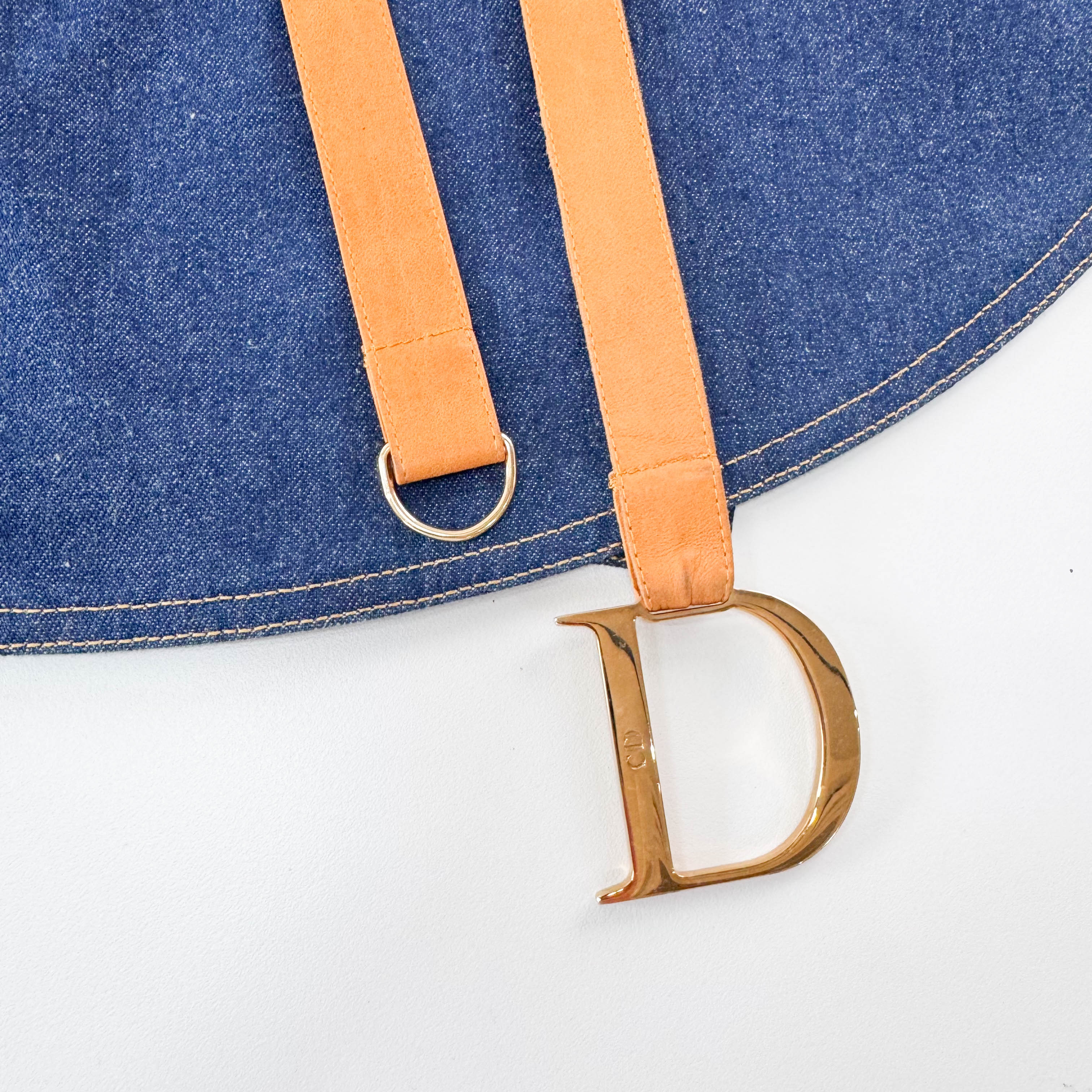 Saddle Size 4 Blue Denim Skirt