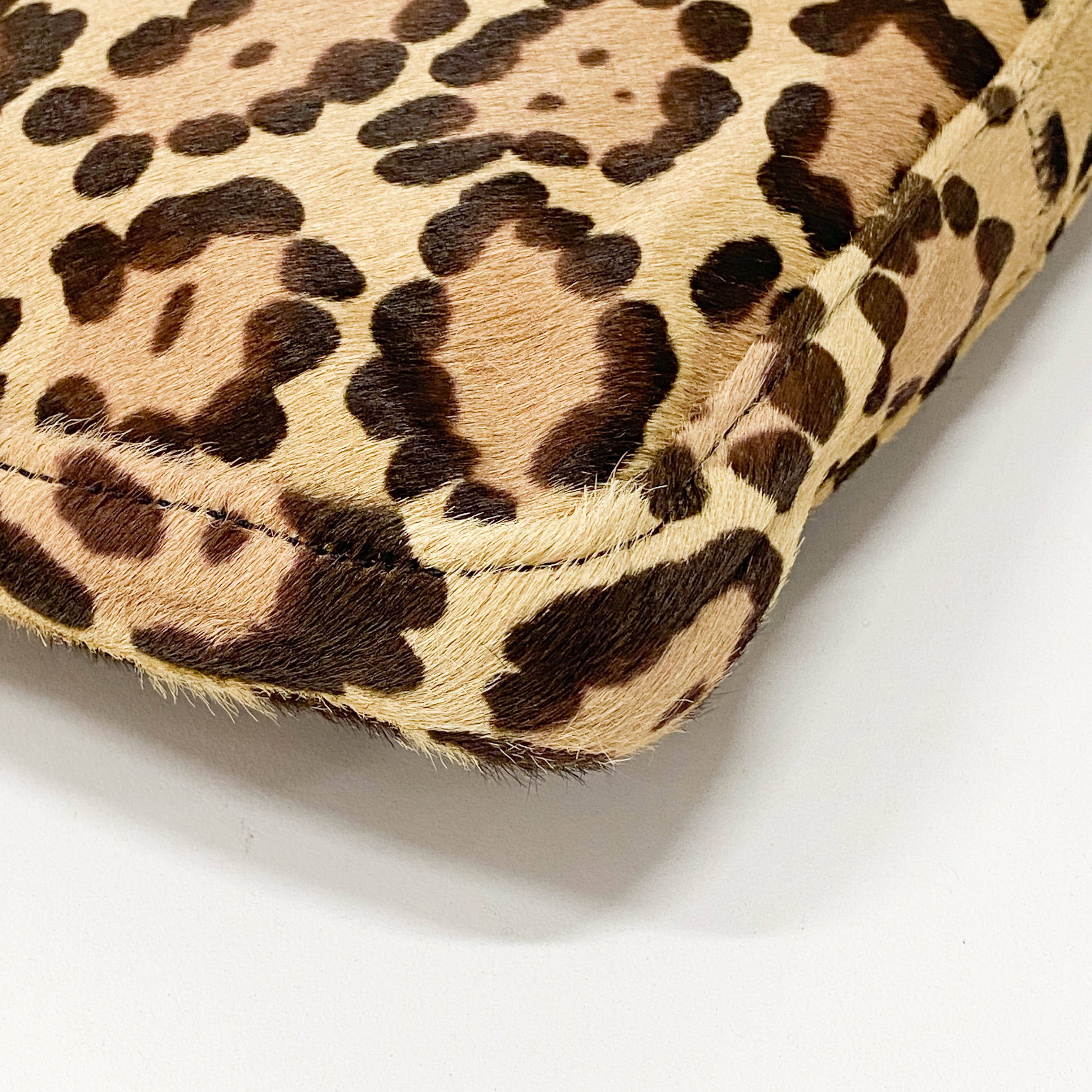 Leopard Print Pony Bag Hobo Bag