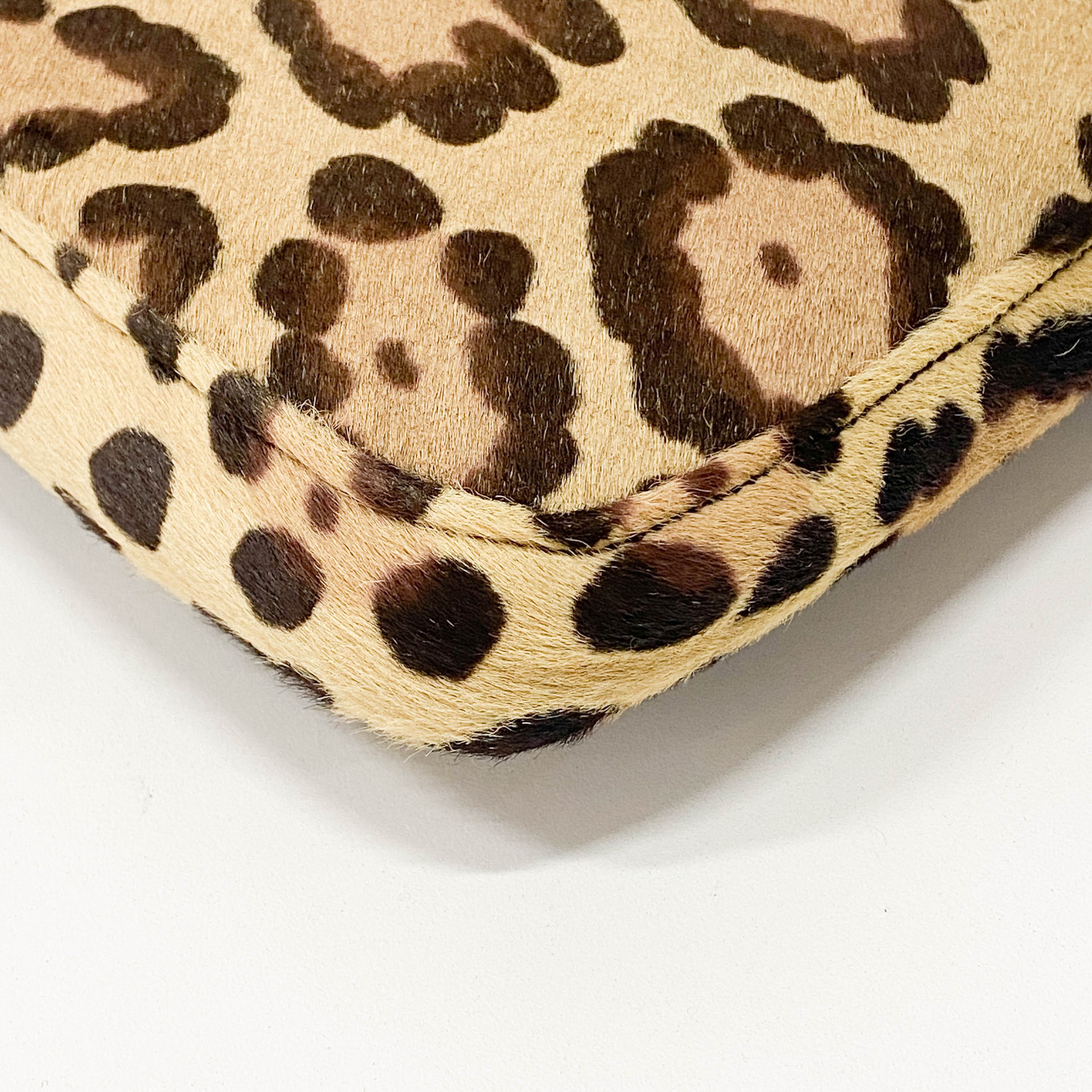 Leopard Print Pony Bag Hobo Bag