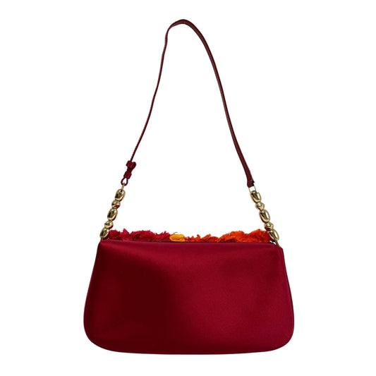 Malice Pearl Chain Silk Burgundy
Multicolor Shoulder Bag