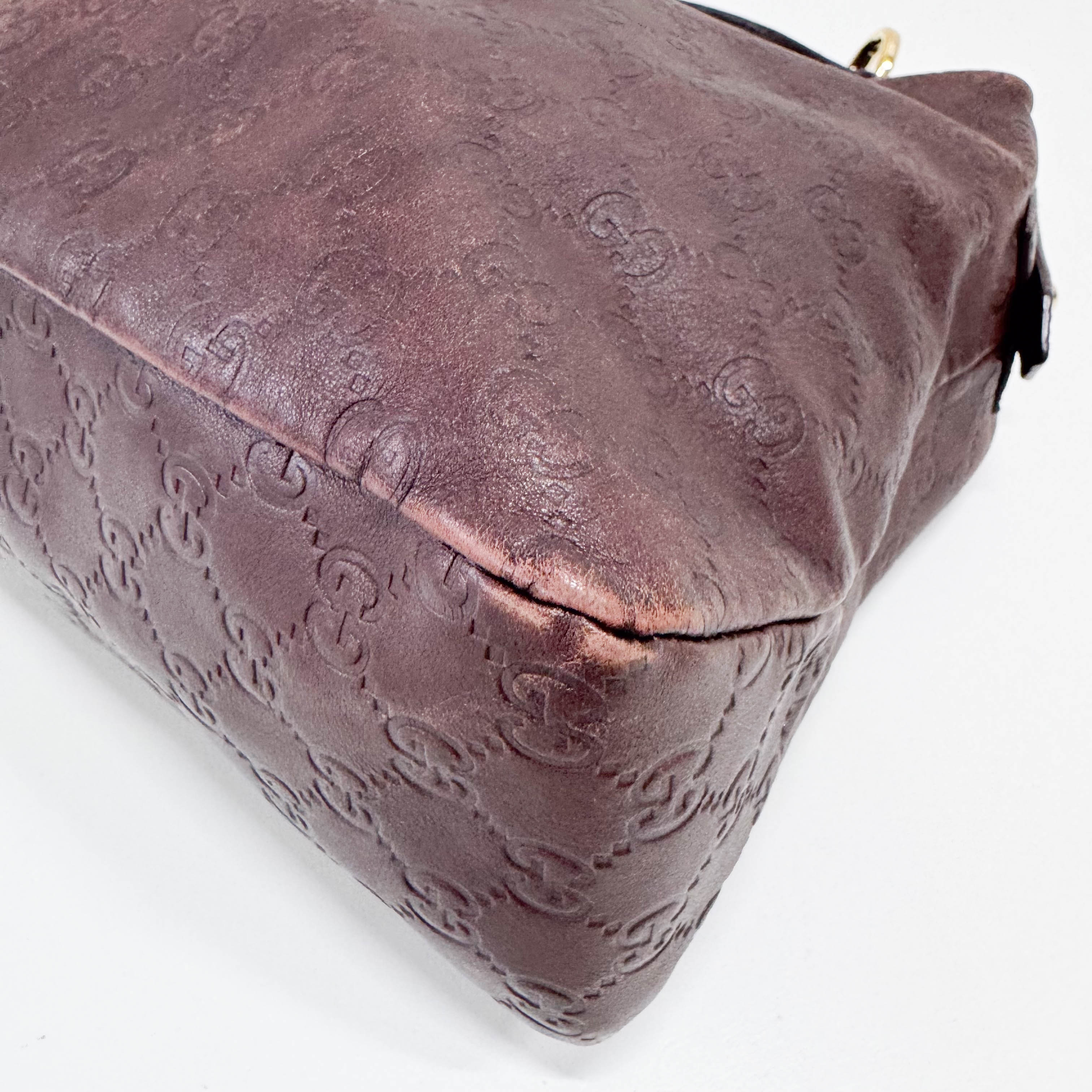 Horsebit Brown GG Canvas Bag