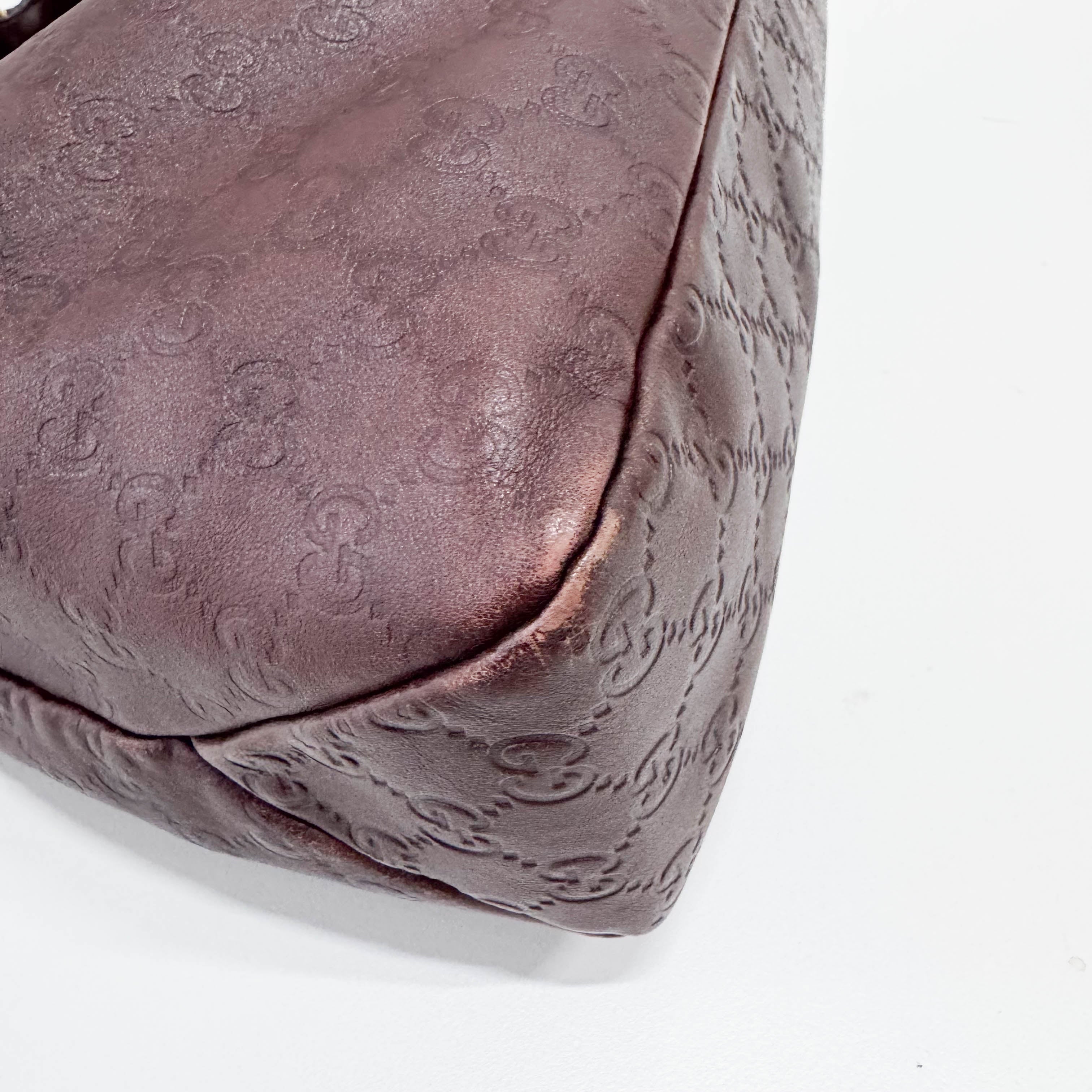 Horsebit Brown GG Canvas Bag