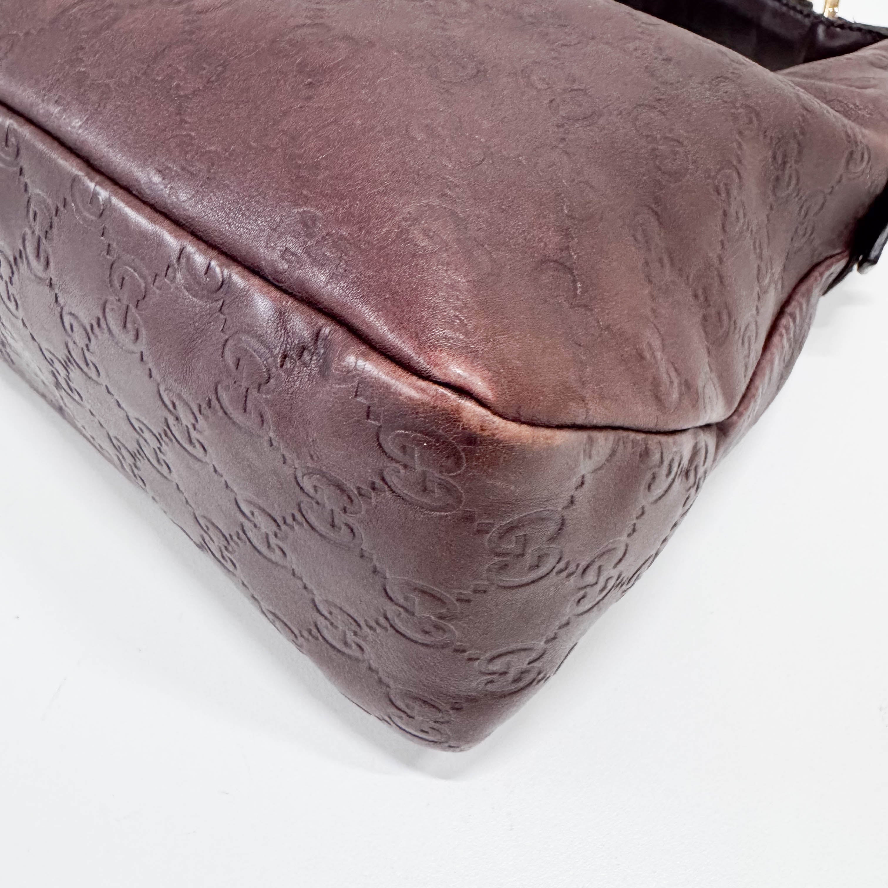 Horsebit Brown GG Canvas Bag