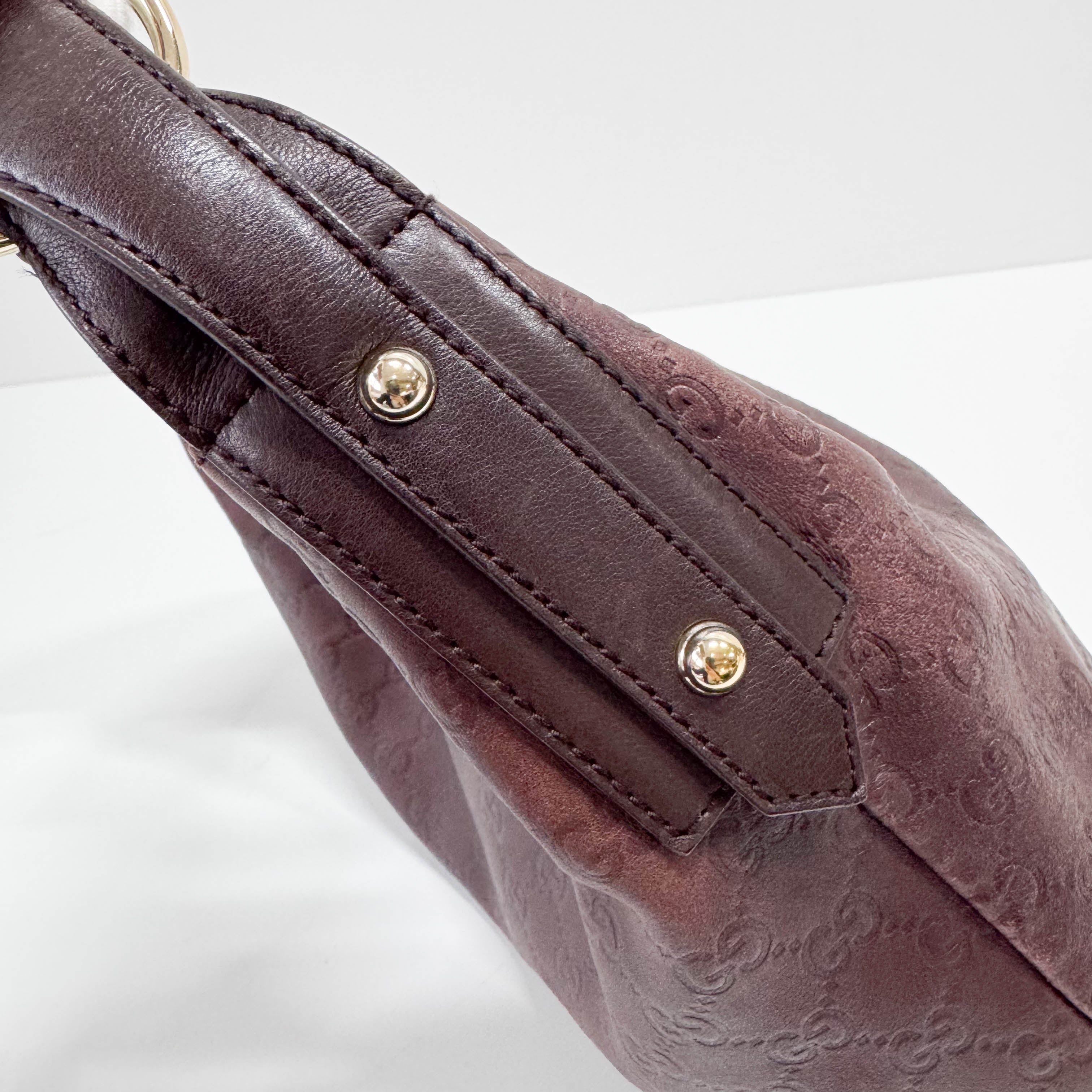 Horsebit Brown GG Canvas Bag