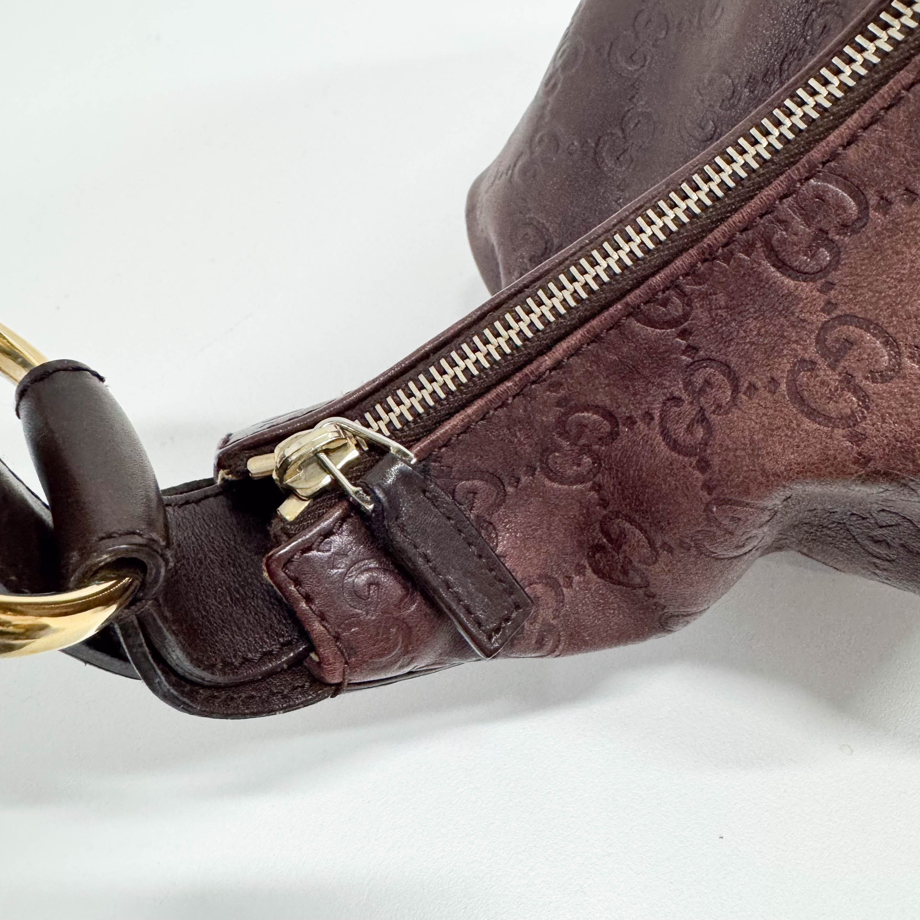 Horsebit Brown GG Canvas Bag