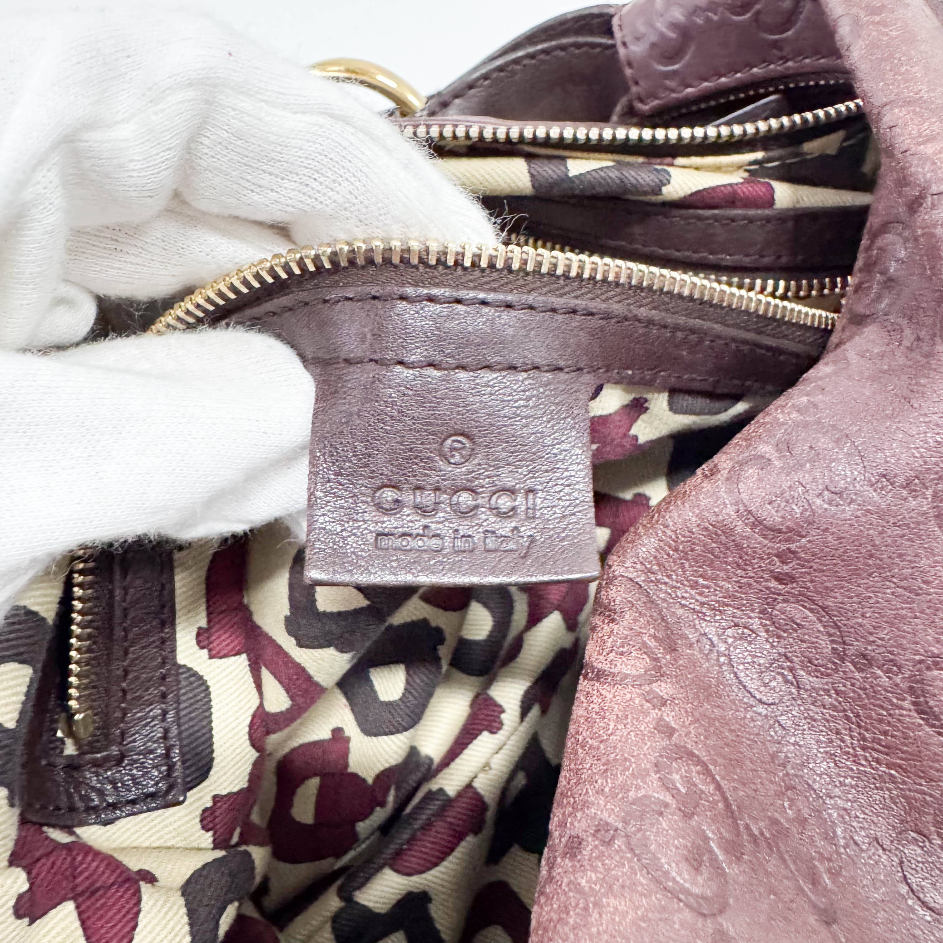 Horsebit Brown GG Canvas Bag