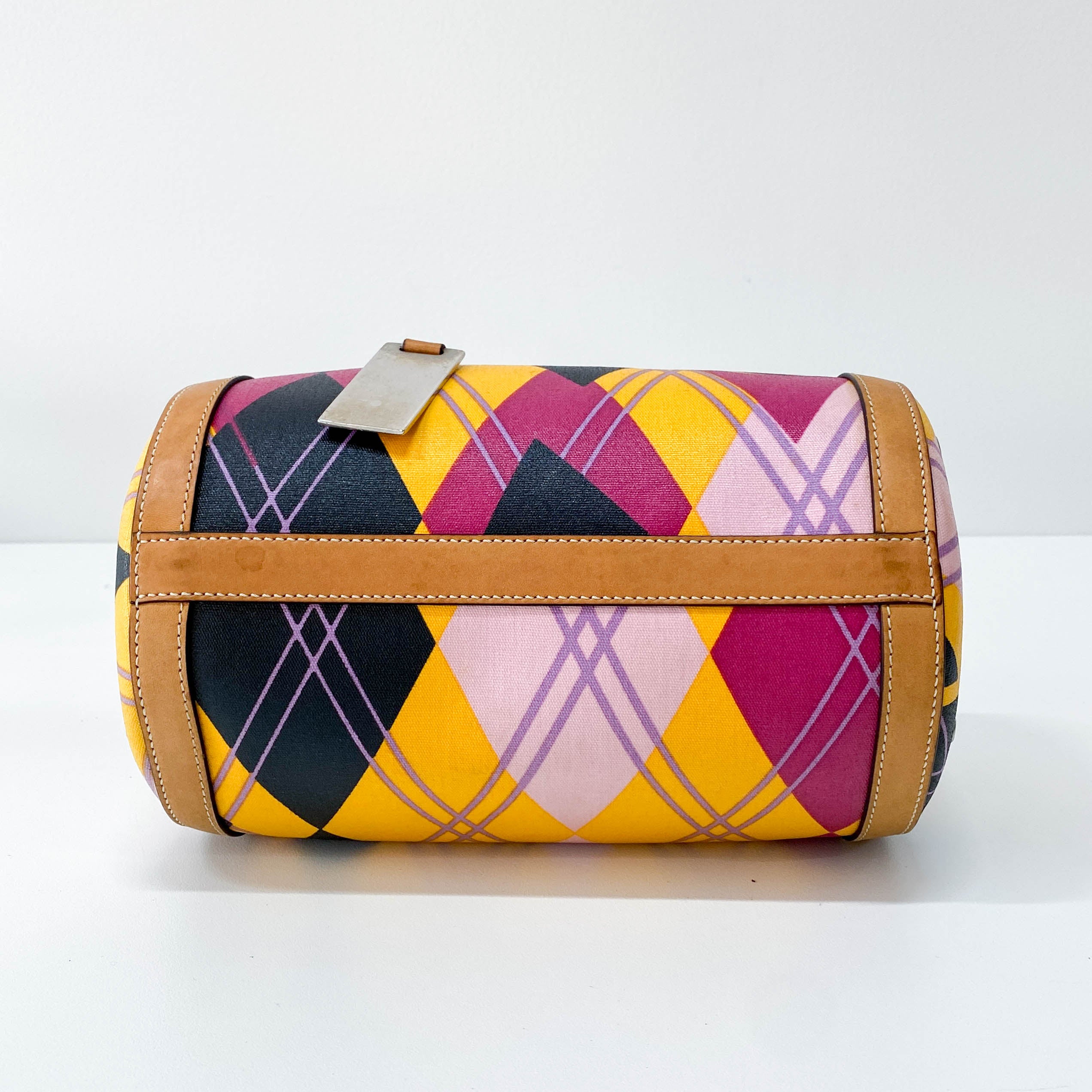 Boston Mini Multi-Colour Coated Canvas Handbag