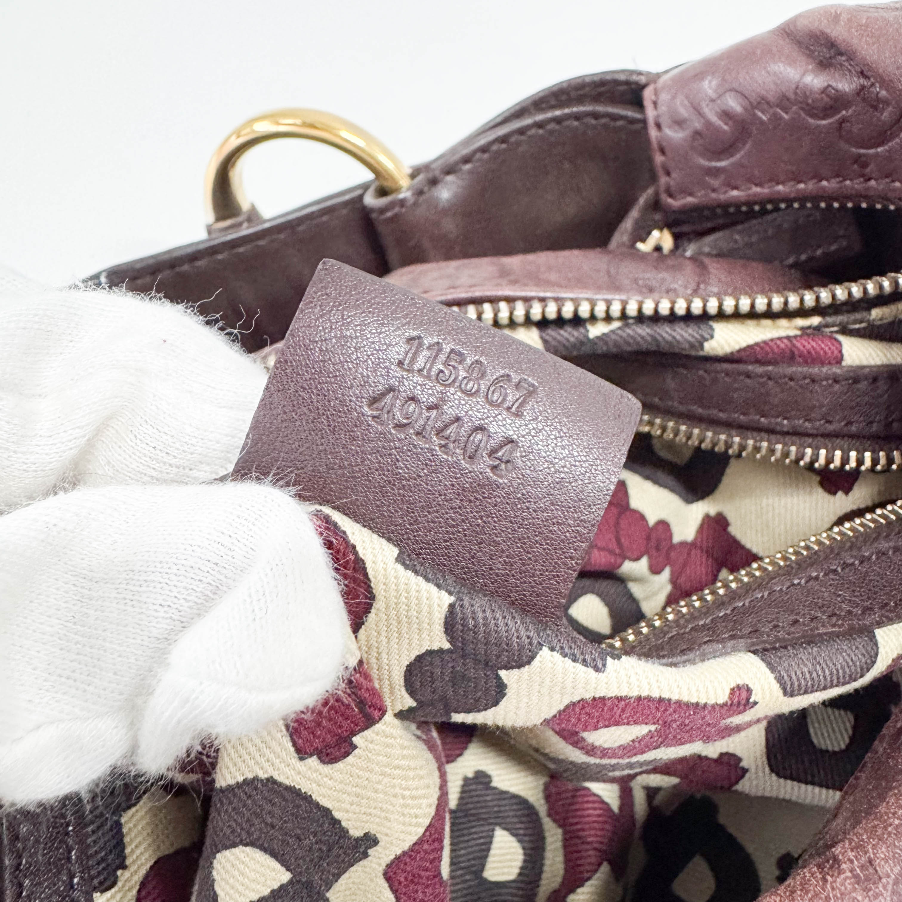 Horsebit Brown GG Canvas Bag