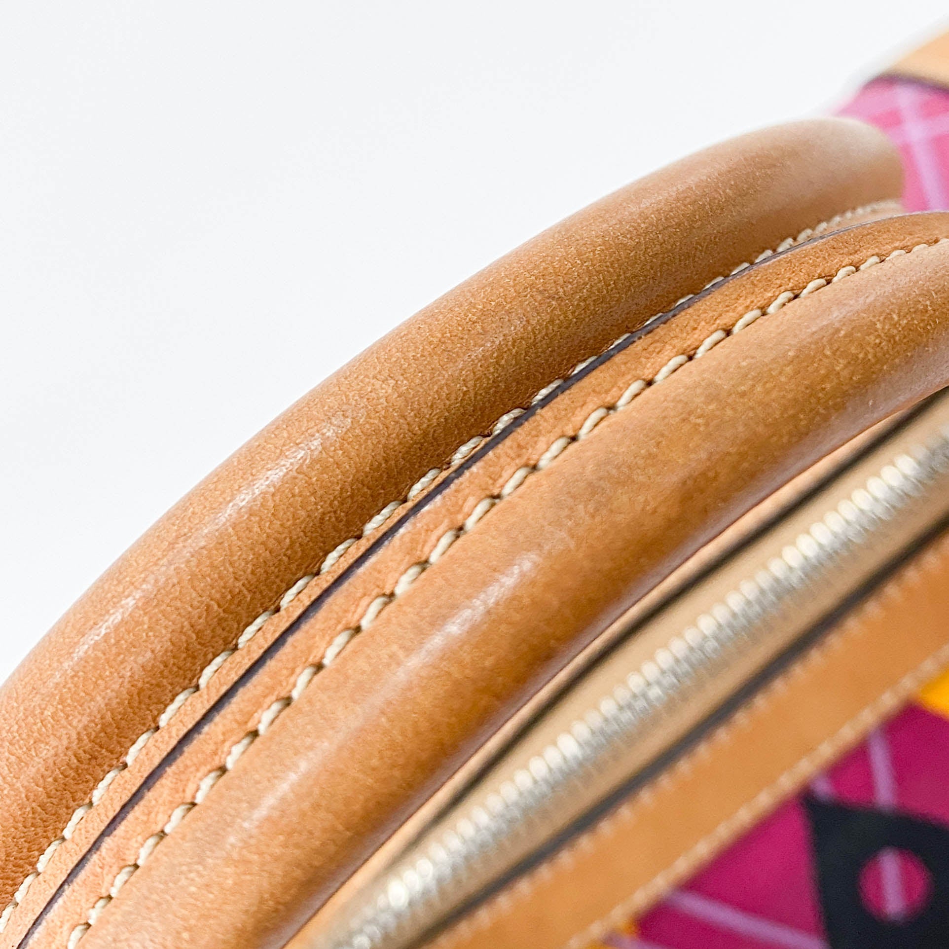 Boston Mini Multi-Colour Coated Canvas Handbag