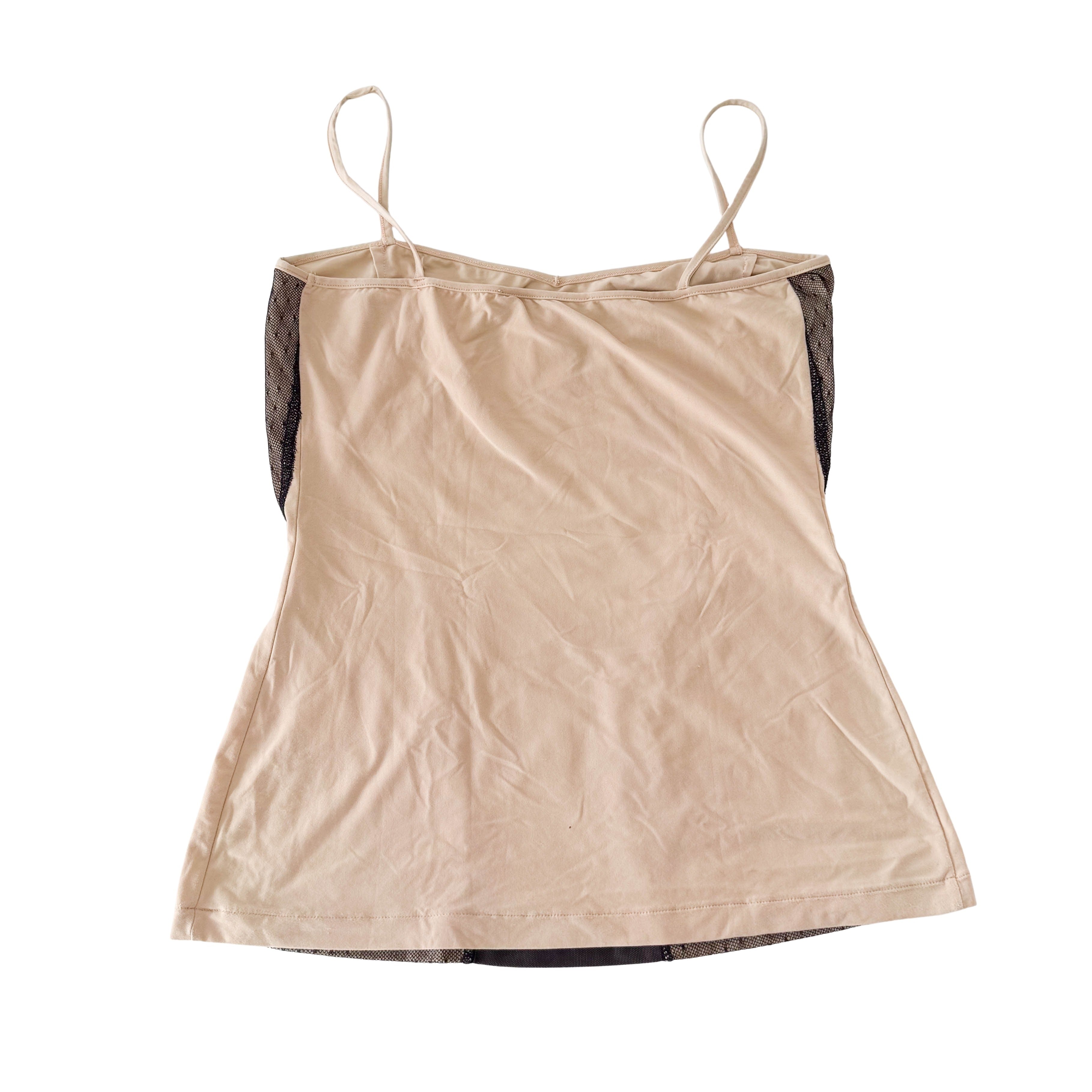 Galliano Size 6 Neutral Polyamide Camisole