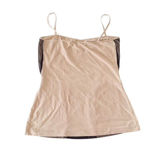 Galliano Size 6 Neutral Polyamide Camisole
