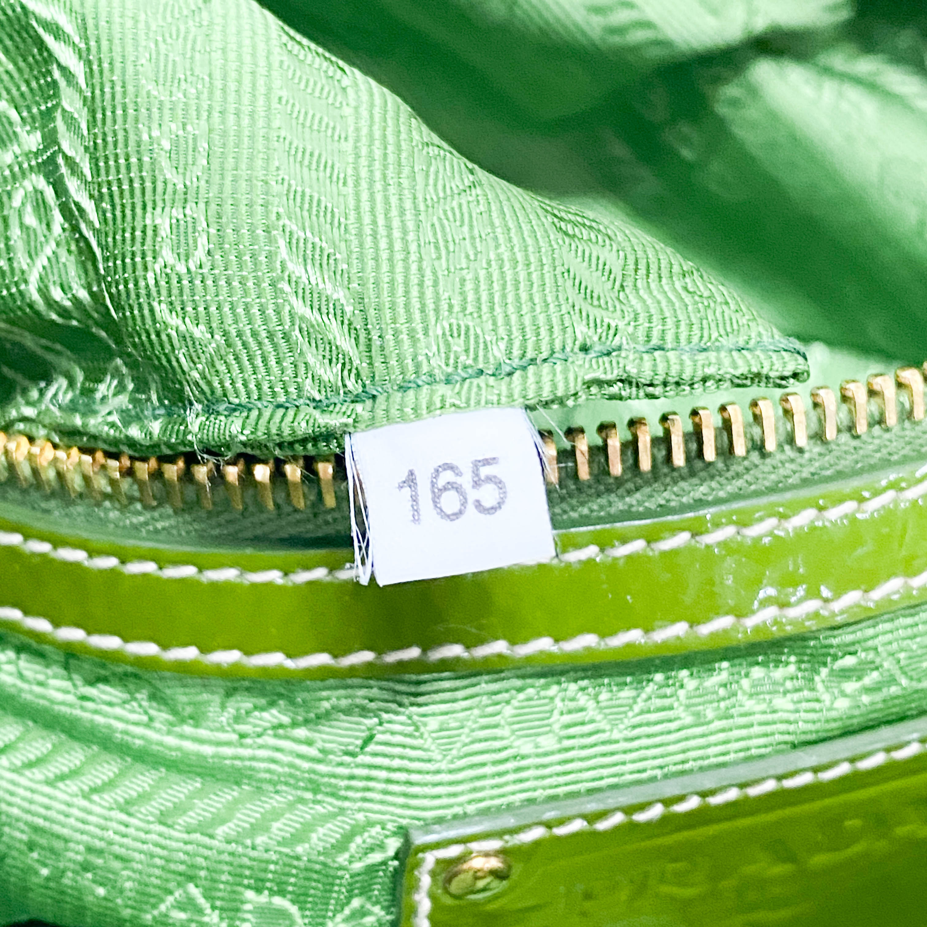 Green Nylon and Bijoux Tote Bag