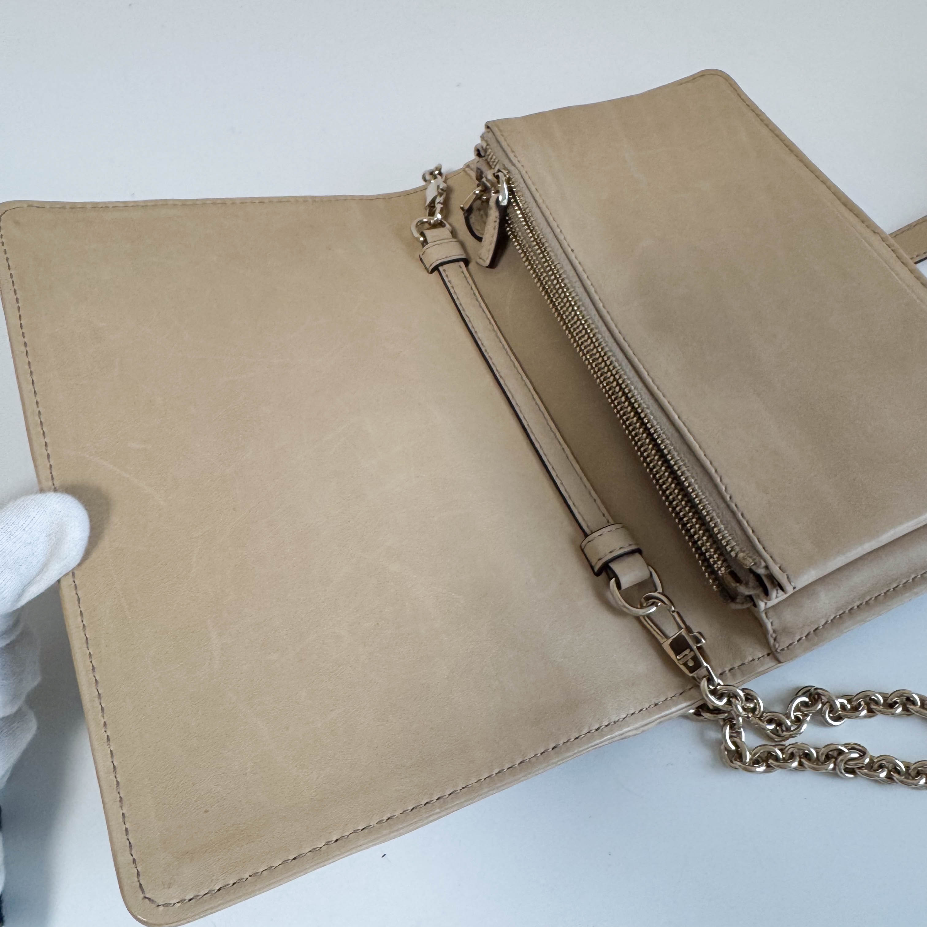 New Jackie Zebra Pony Hair Chain Shoulder Bag