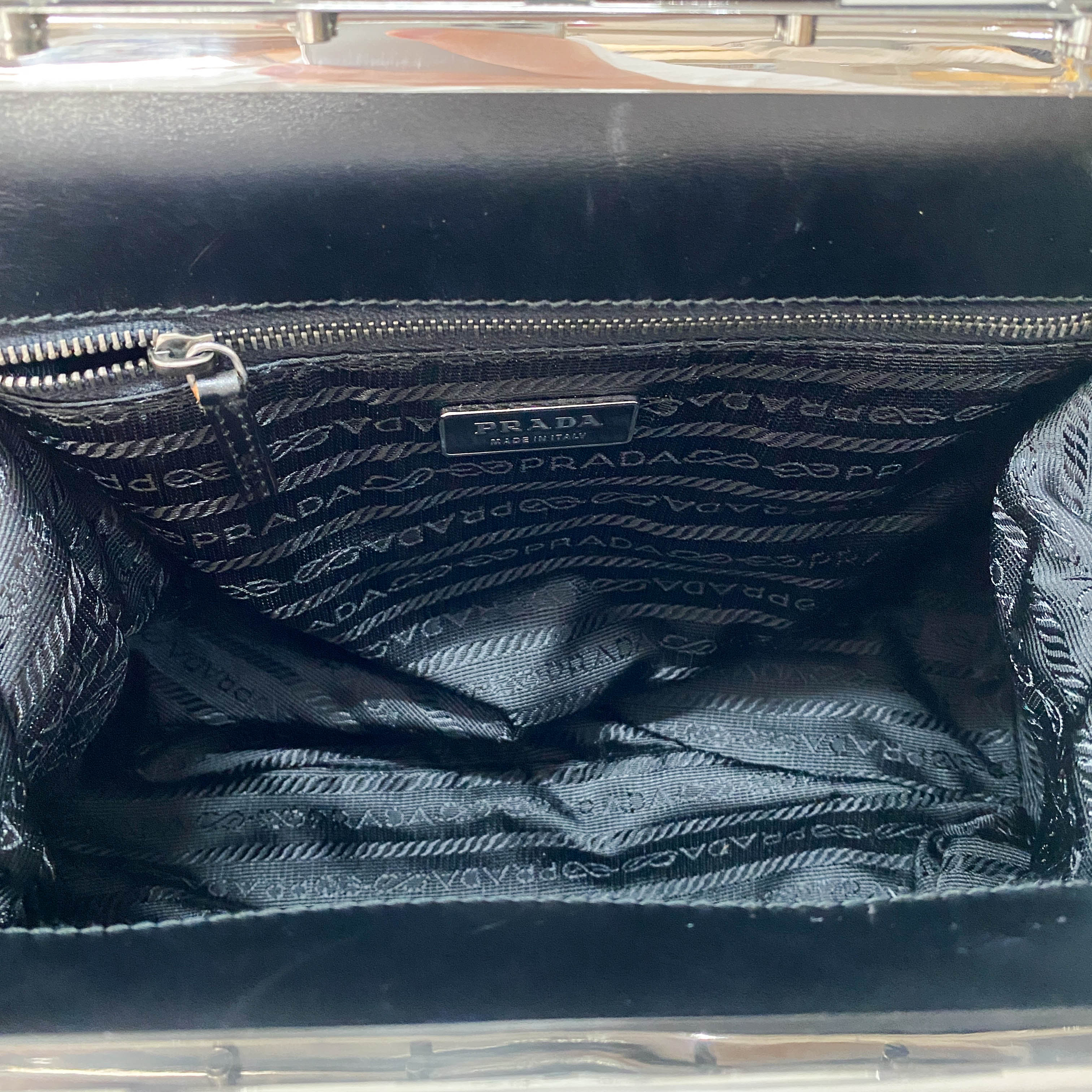 Black Leather Top Handle Bag
