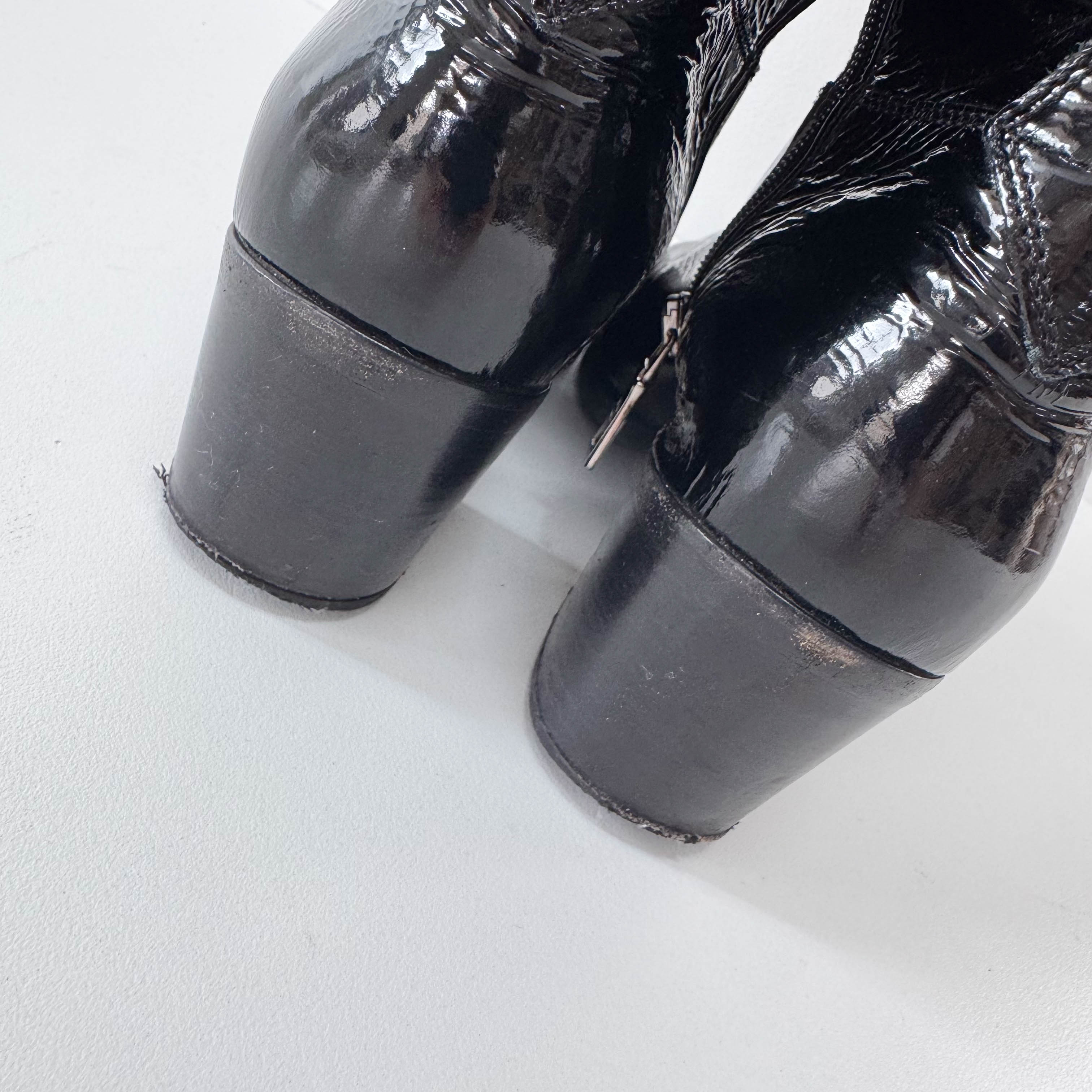 Patant Leather Boots