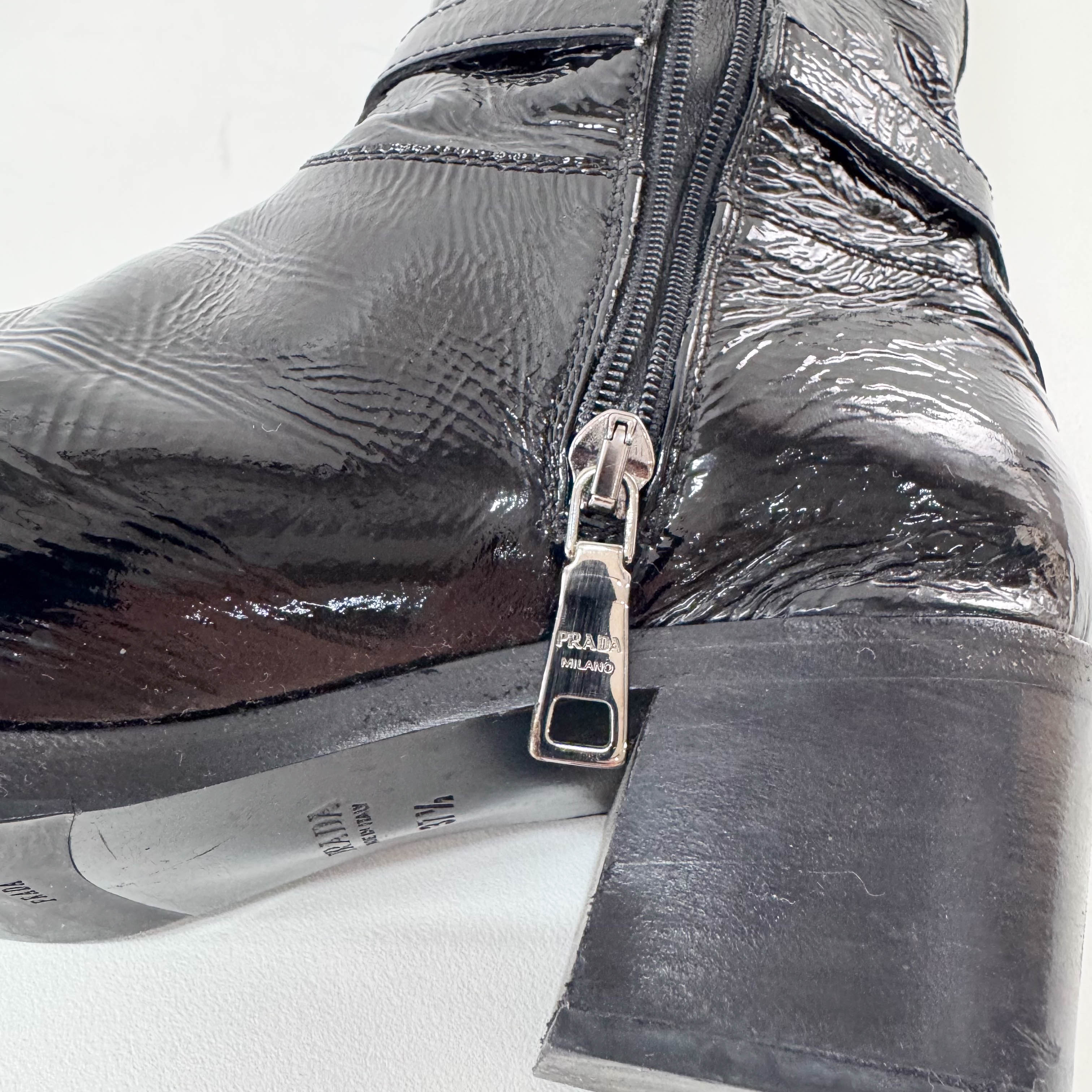 Patant Leather Boots