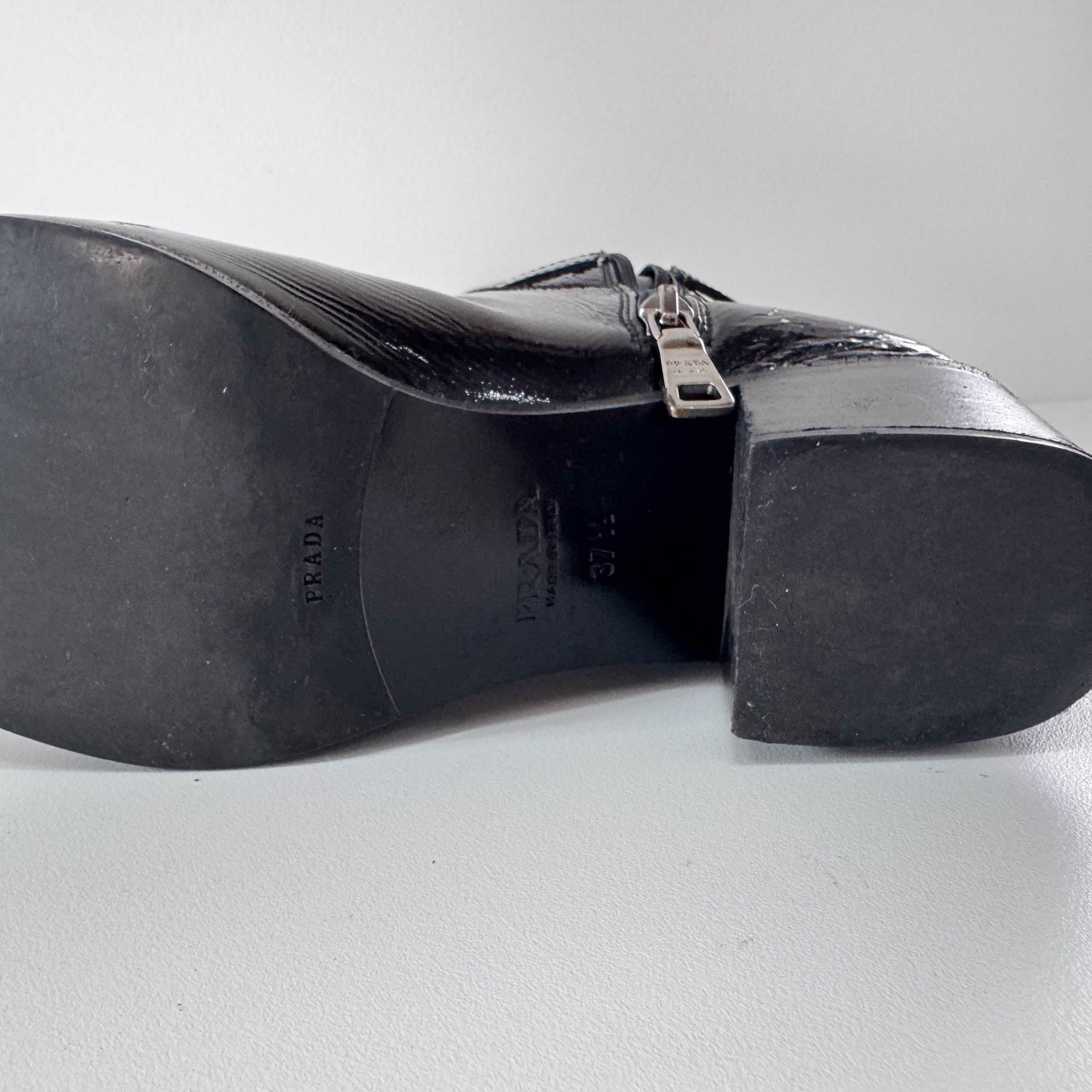 Patant Leather Boots