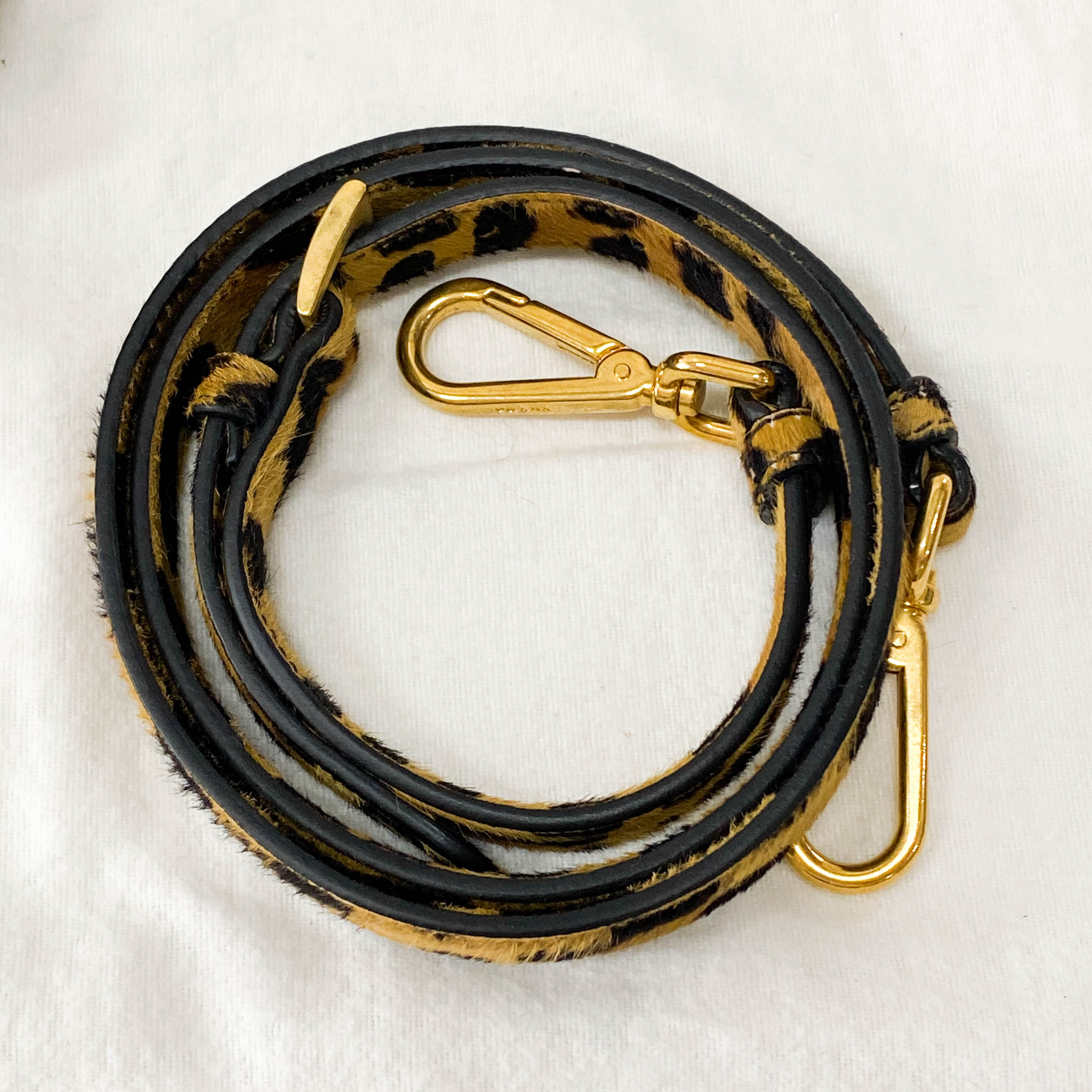 Leopard Print Pony Hair Top Handle Bag