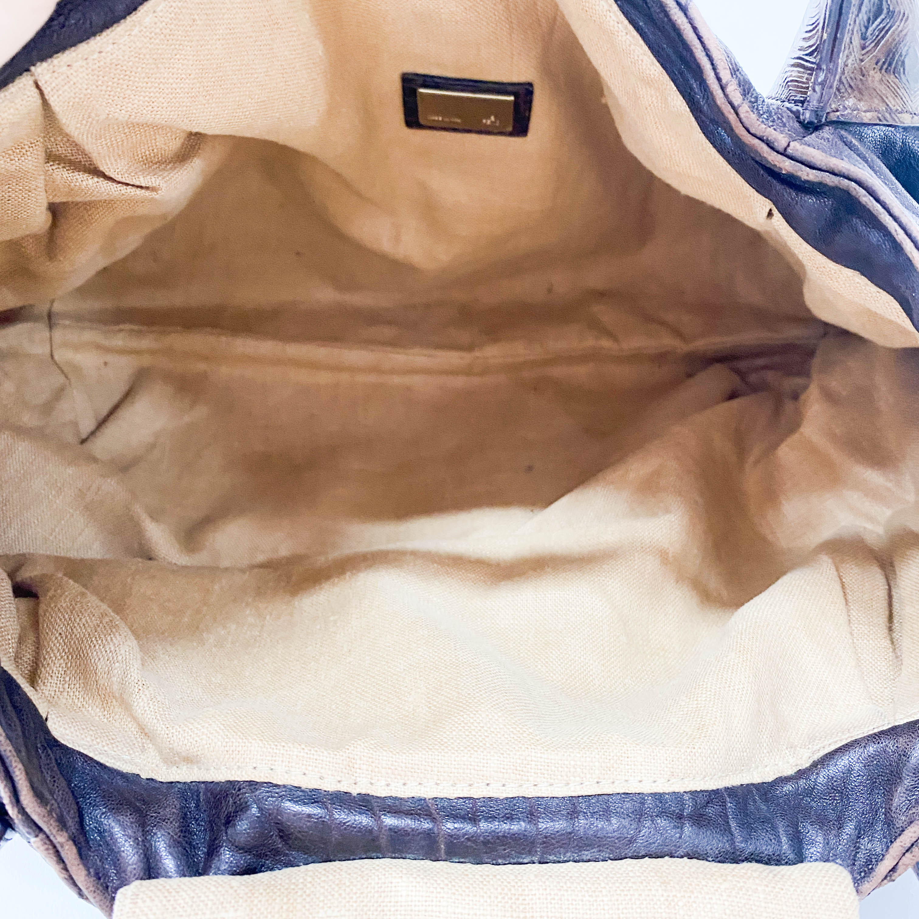 Spy Brown Leather Shoulder Bag