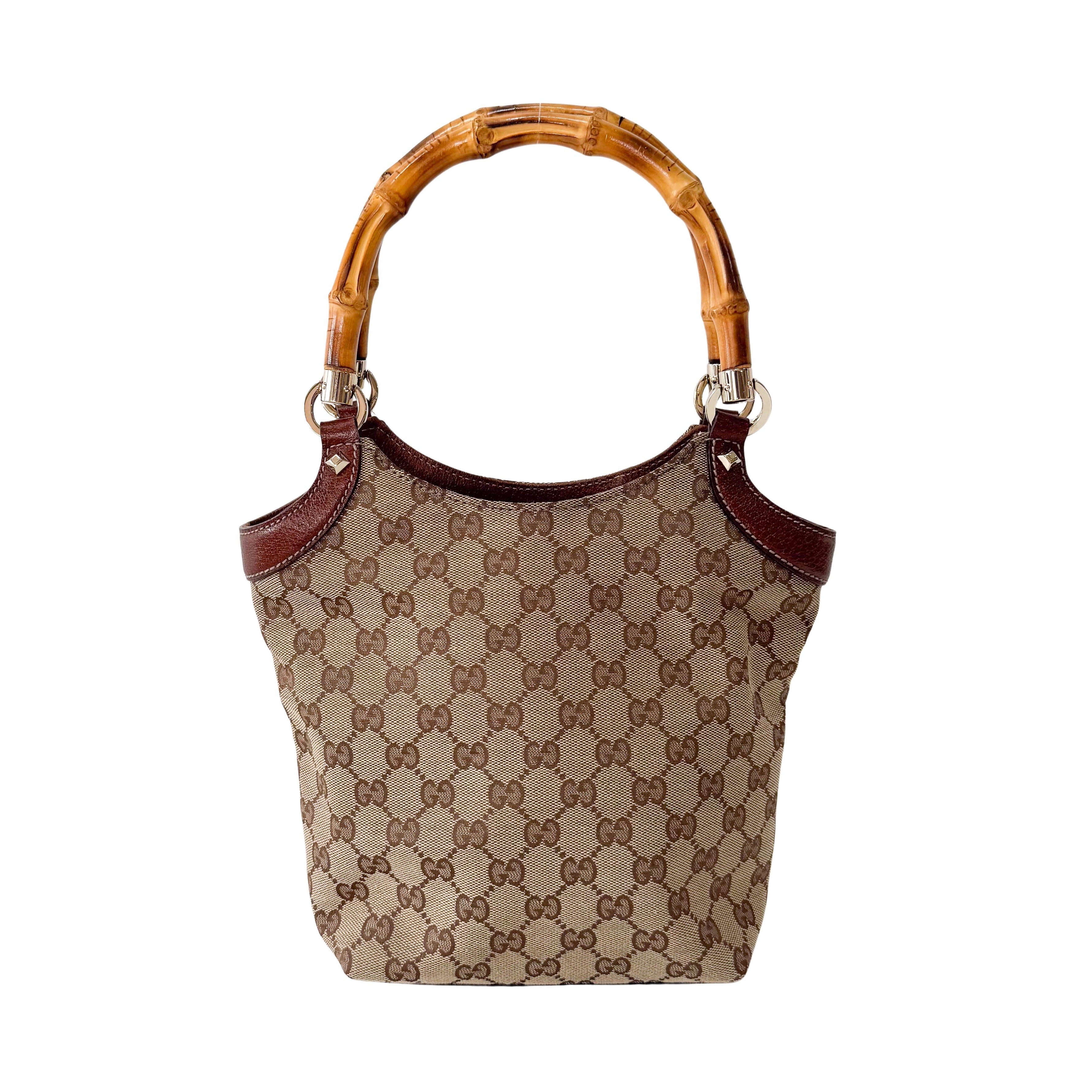 Bamboo Yellow GG Canvas Bag