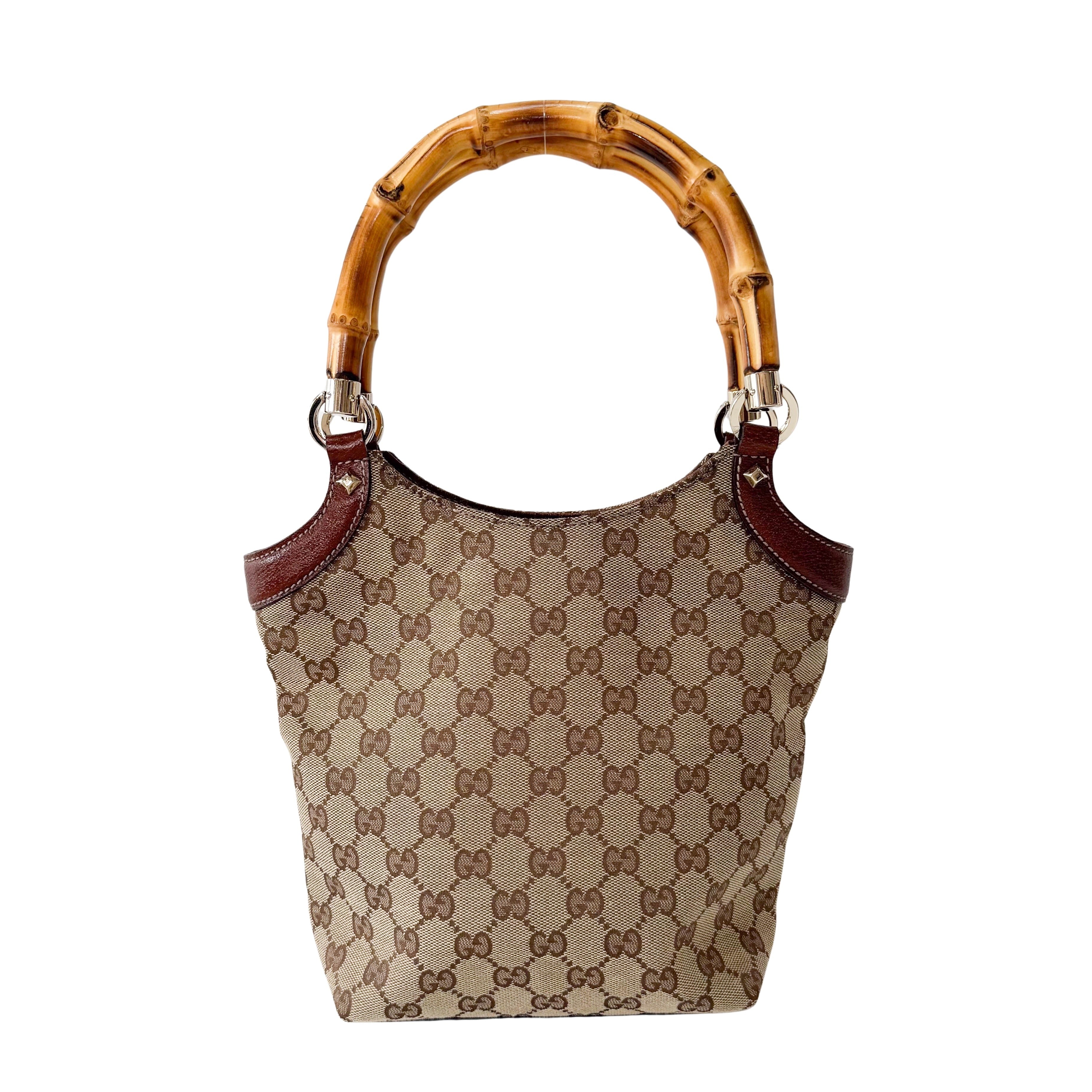 Bamboo Yellow GG Canvas Bag