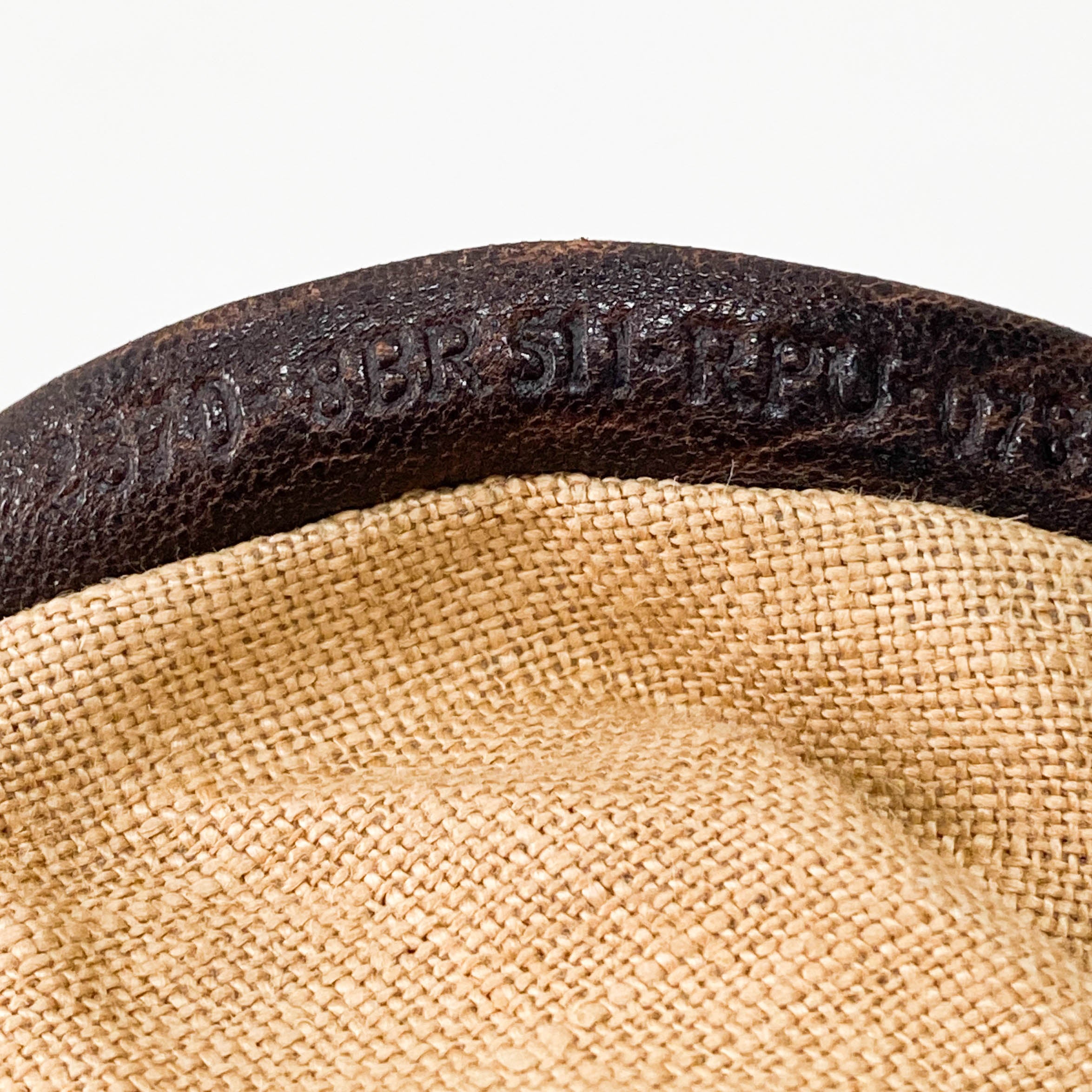 Spy Brown Leather Shoulder Bag