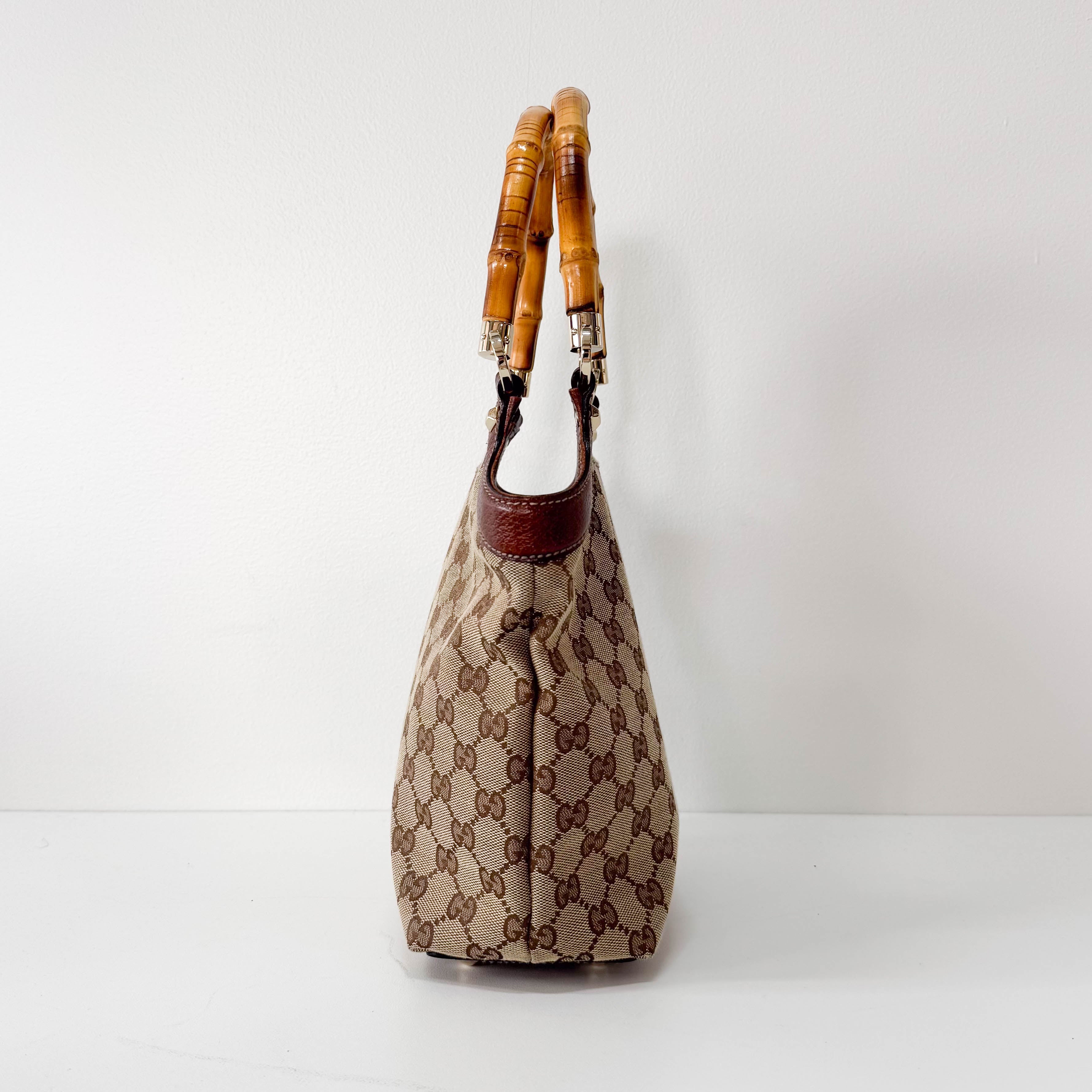 Bamboo Yellow GG Canvas Bag