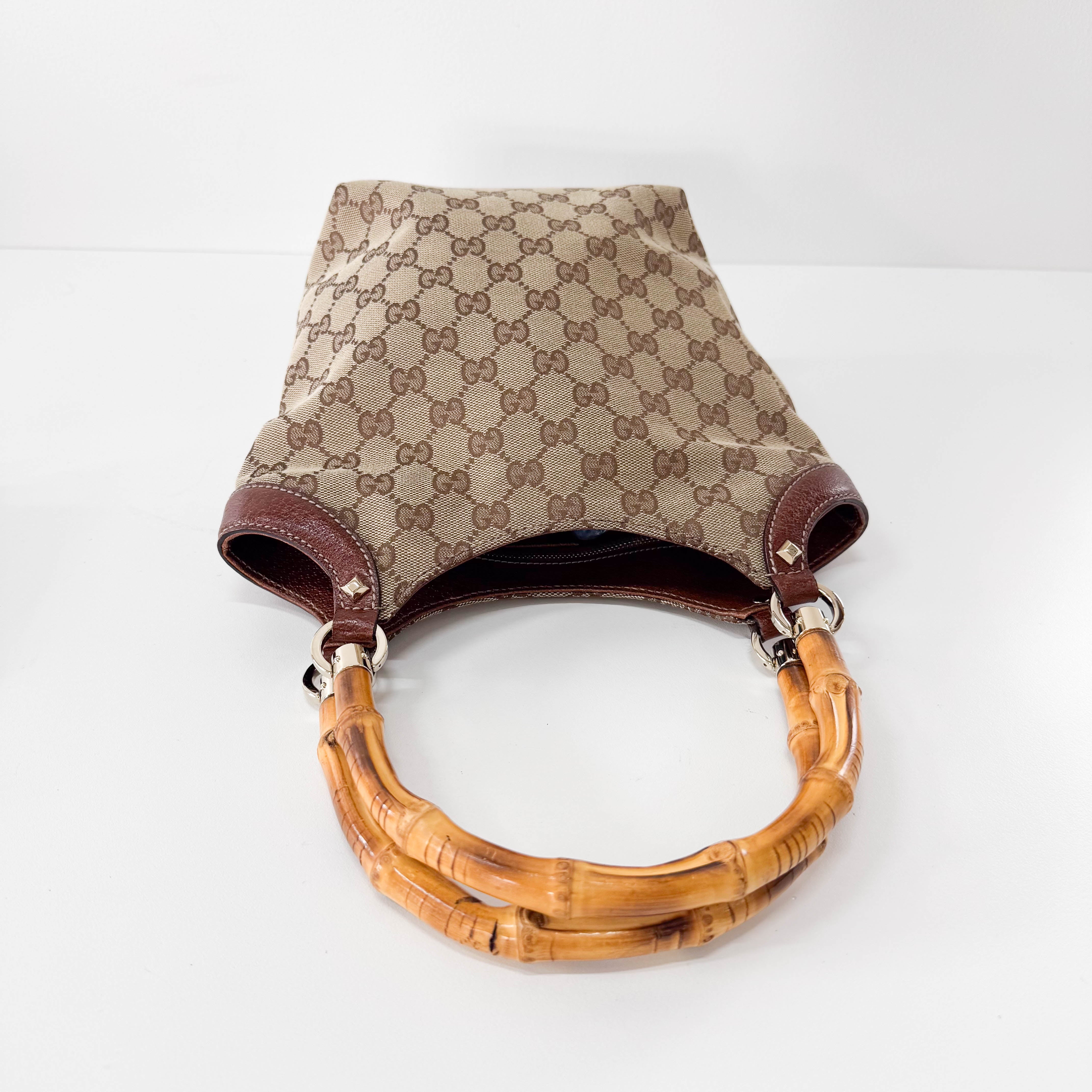 Bamboo Yellow GG Canvas Bag