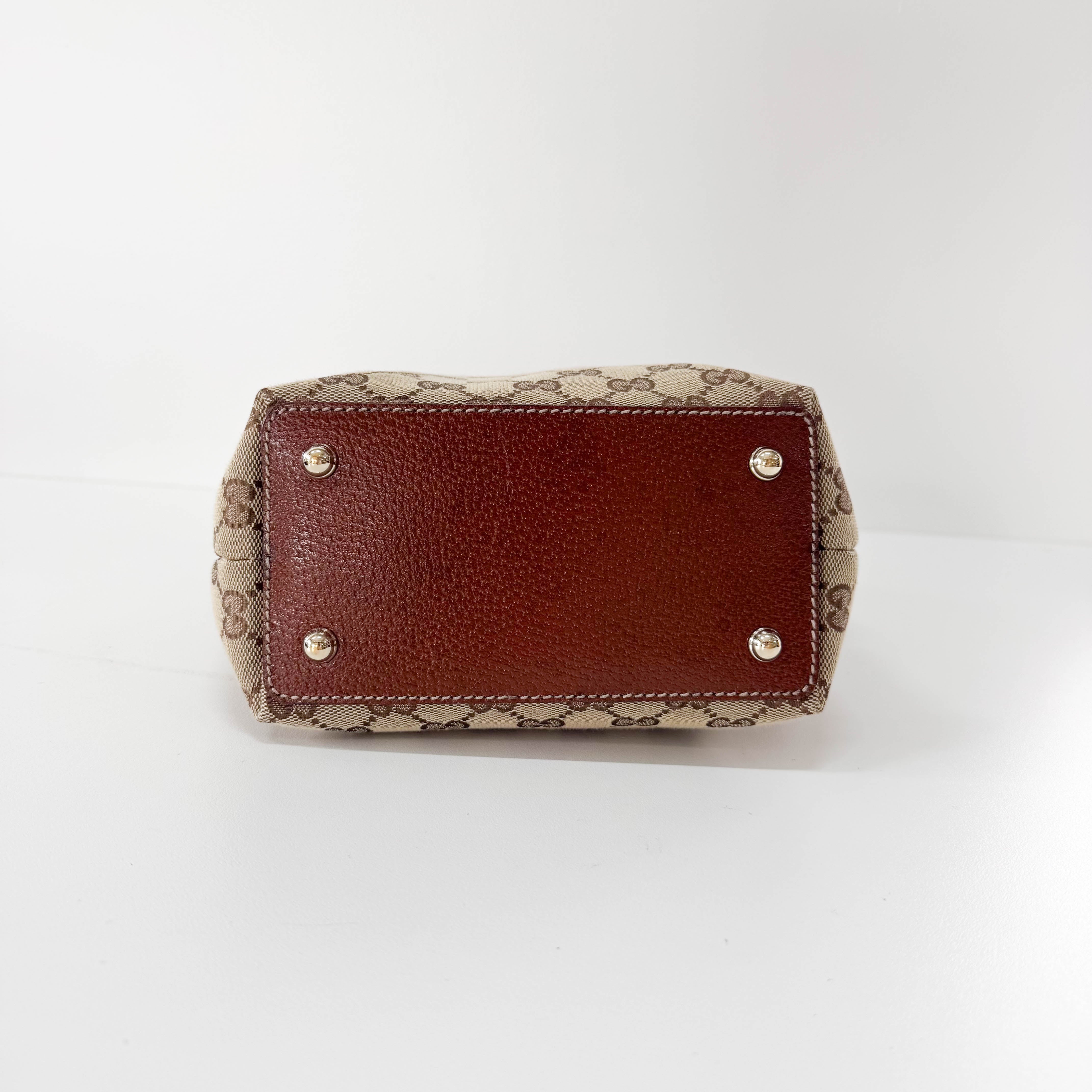 Bamboo Yellow GG Canvas Bag