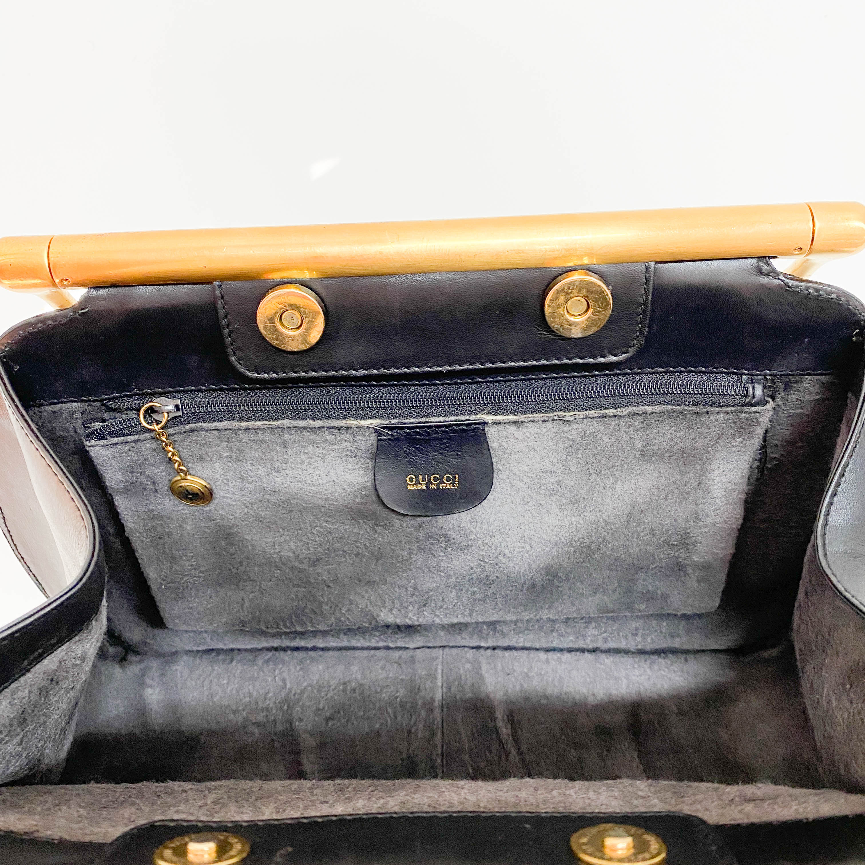 Horsebit Tiger Print Brown Pony Hair Hand Bag