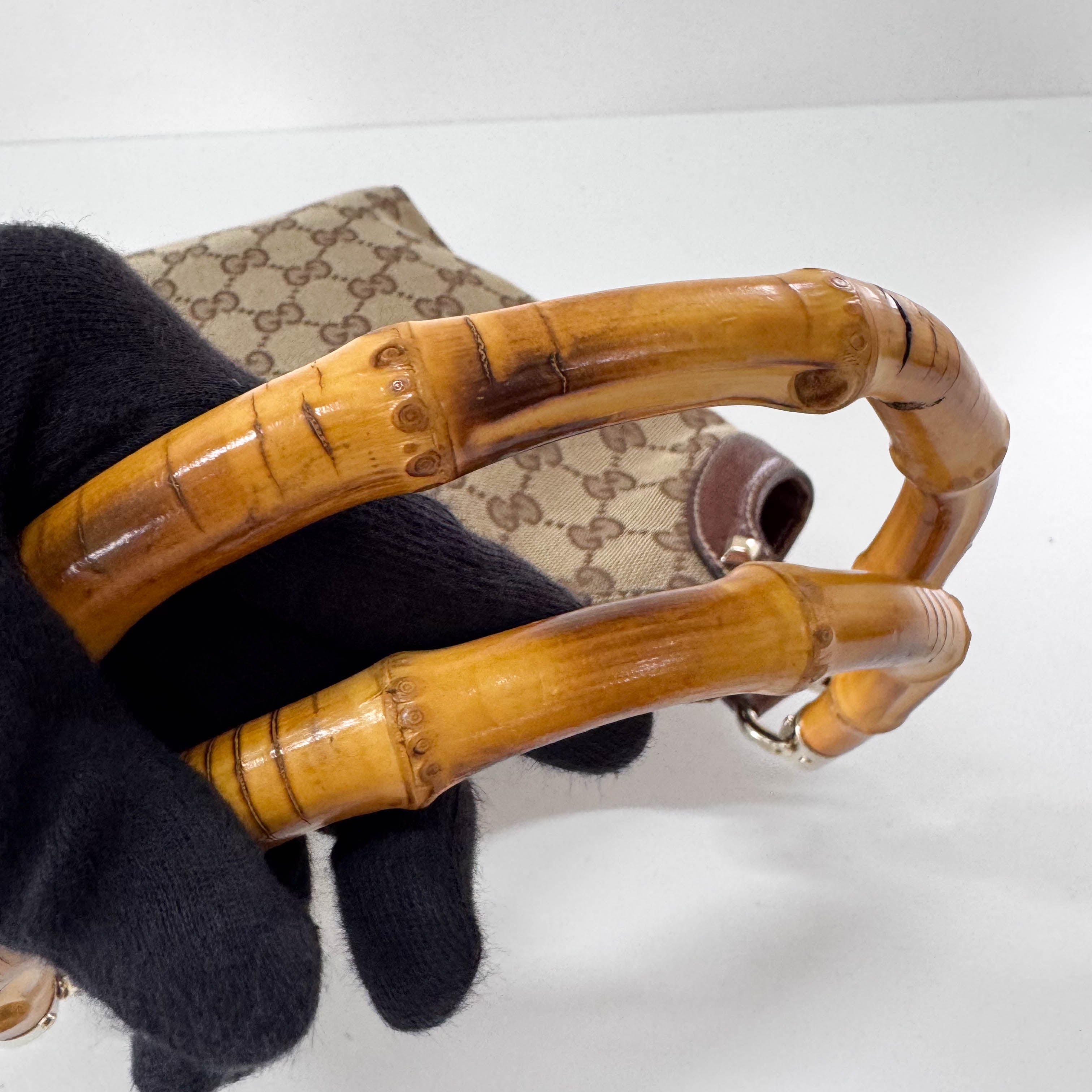 Bamboo Yellow GG Canvas Bag