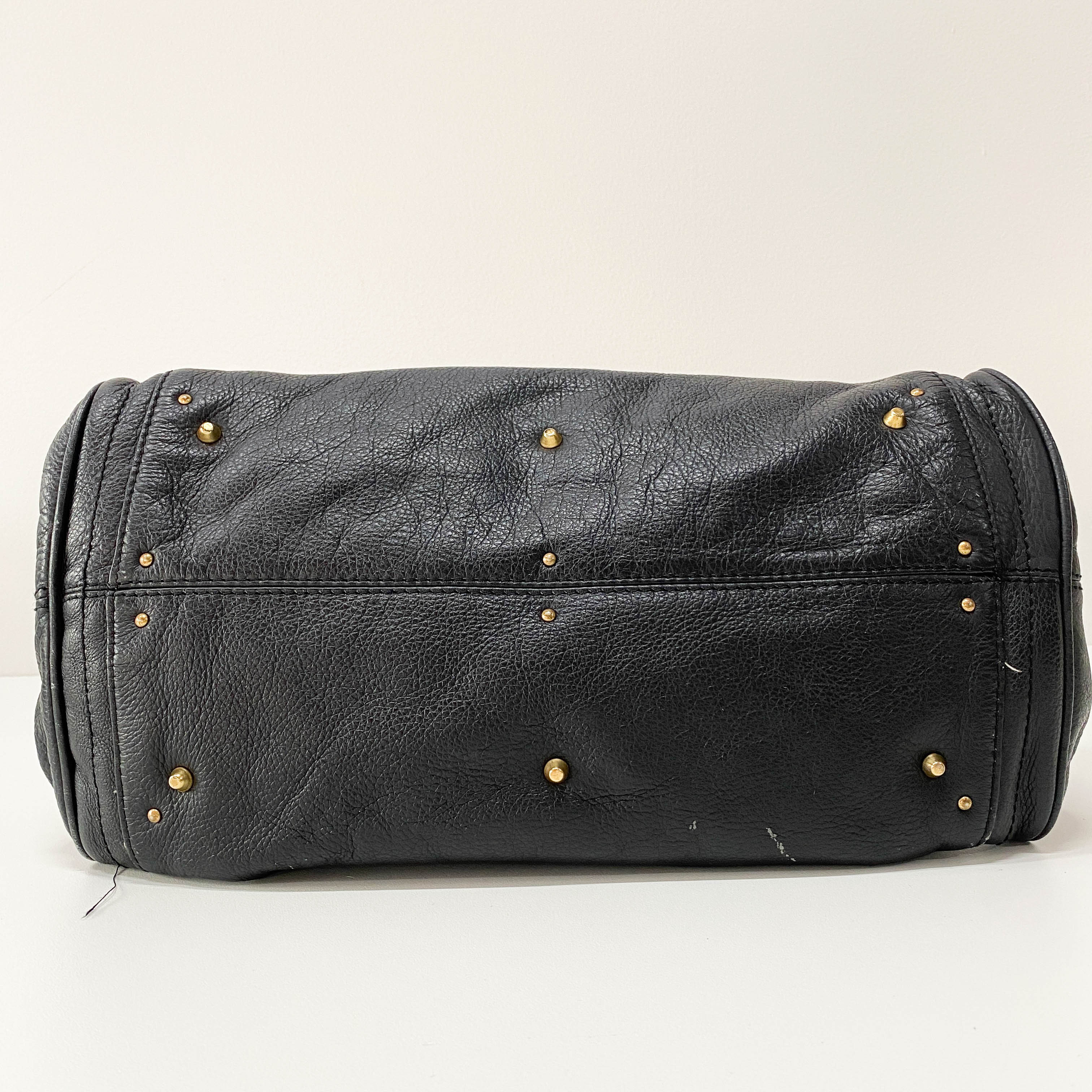 Paddington Black Leather Shoulder Bag