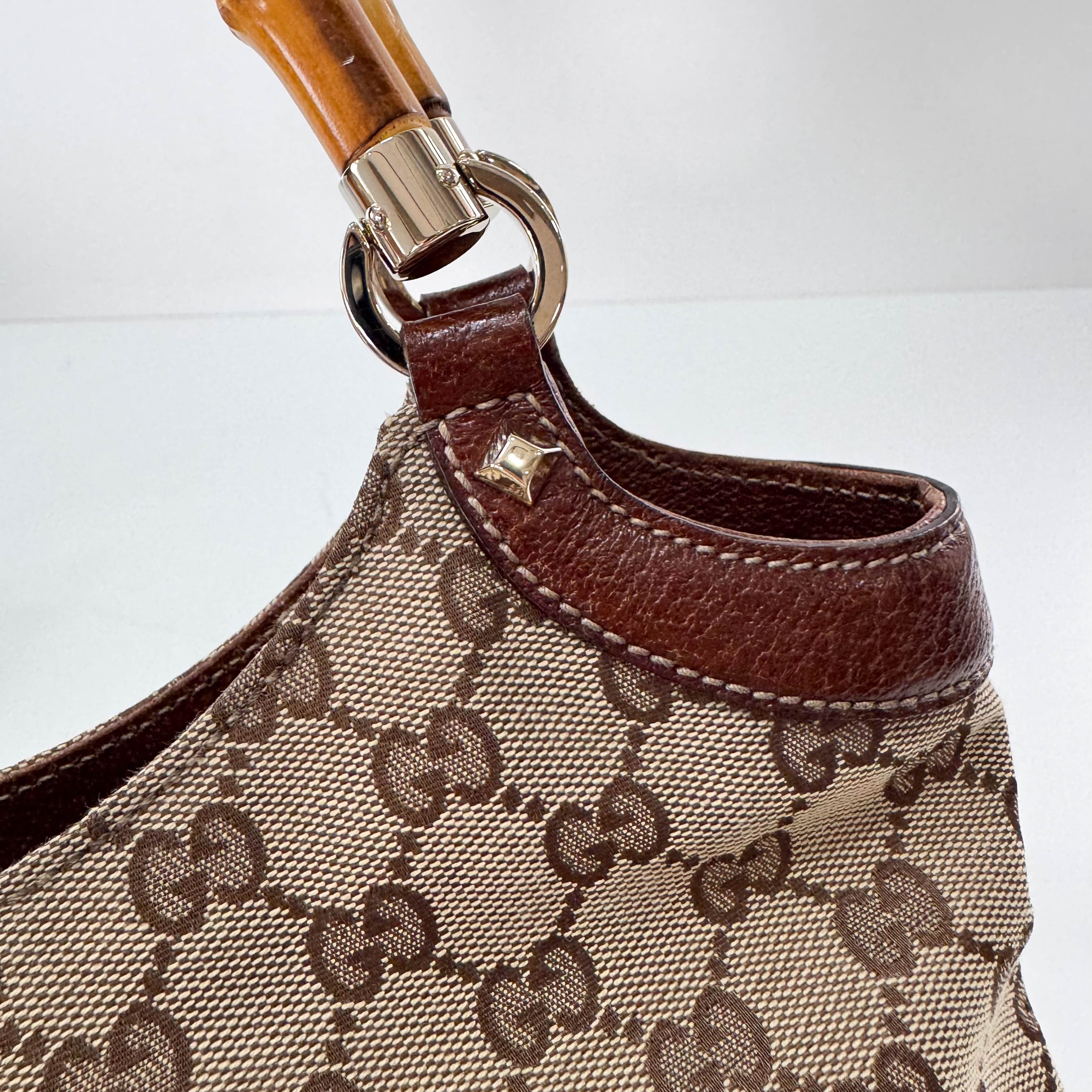 Bamboo Yellow GG Canvas Bag