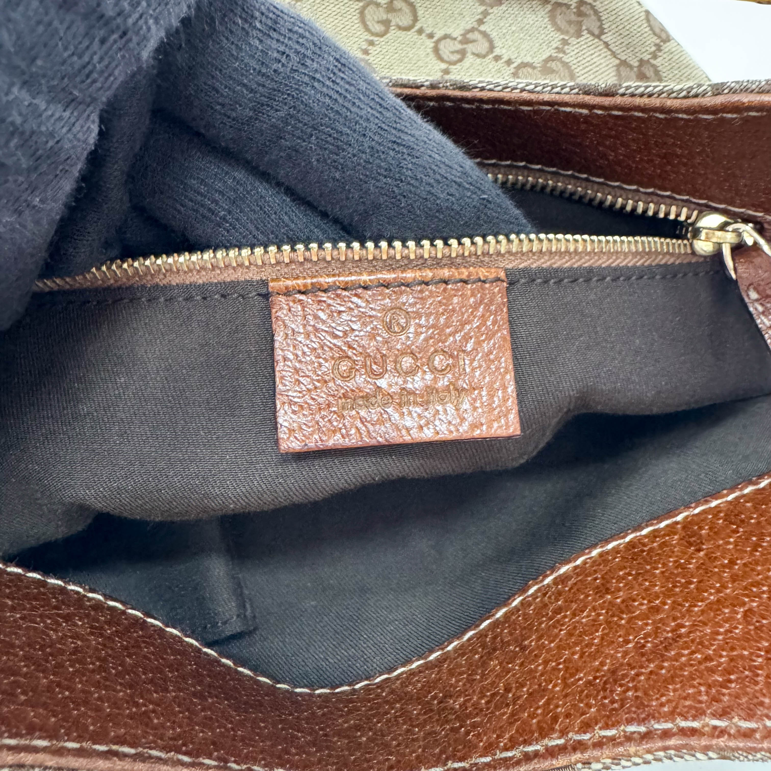 Bamboo Yellow GG Canvas Bag