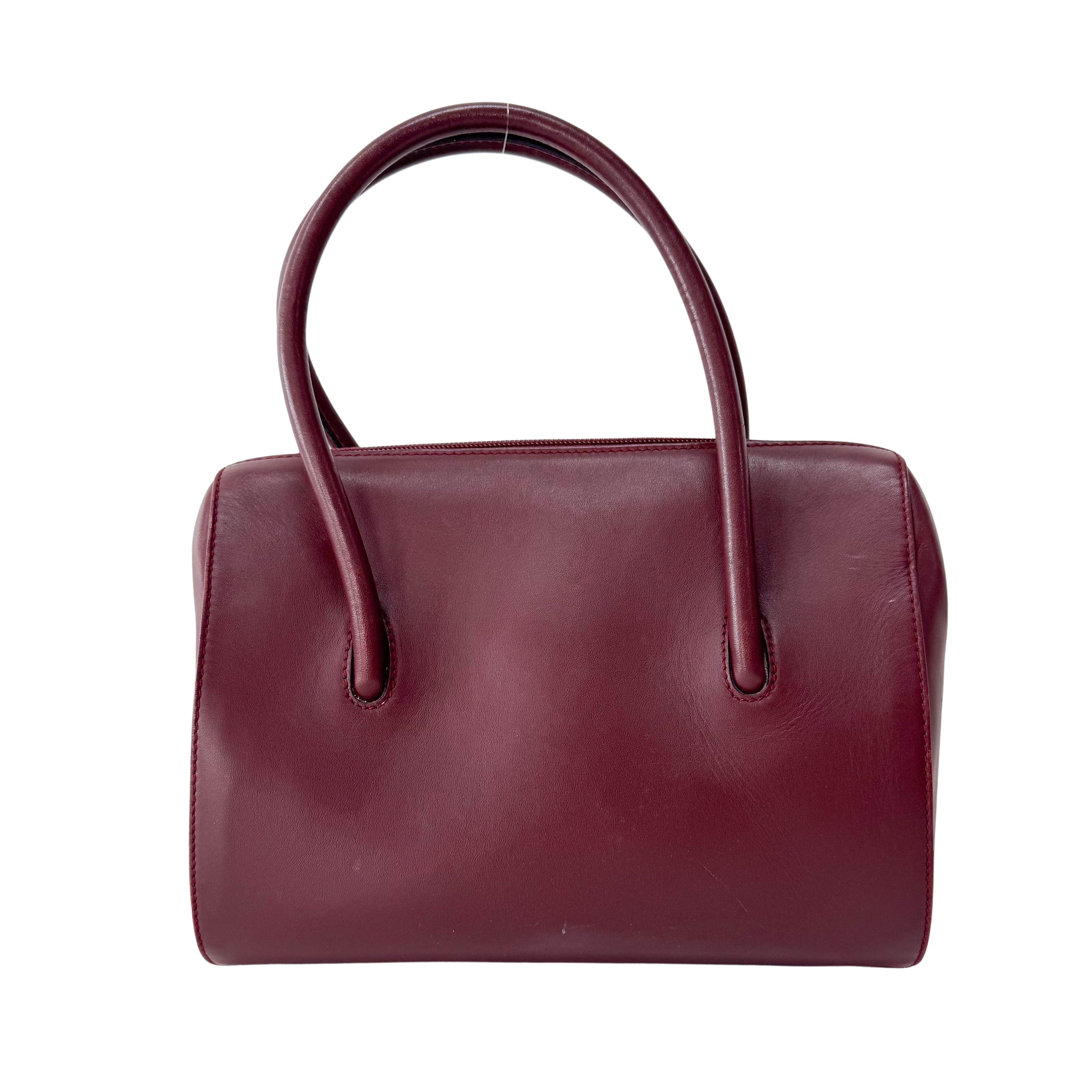 Must Line Red Leather Bag