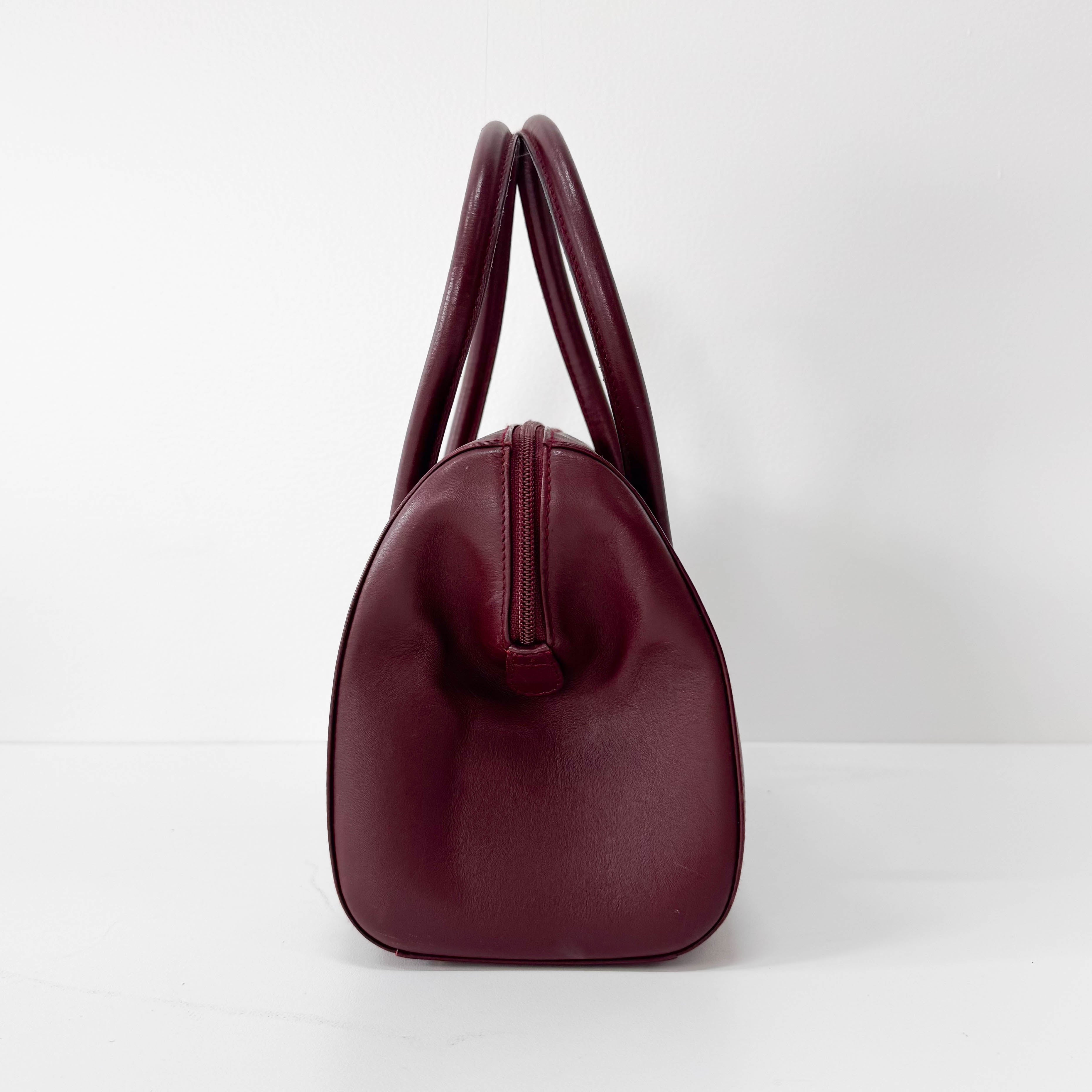 Must Line Red Leather Bag