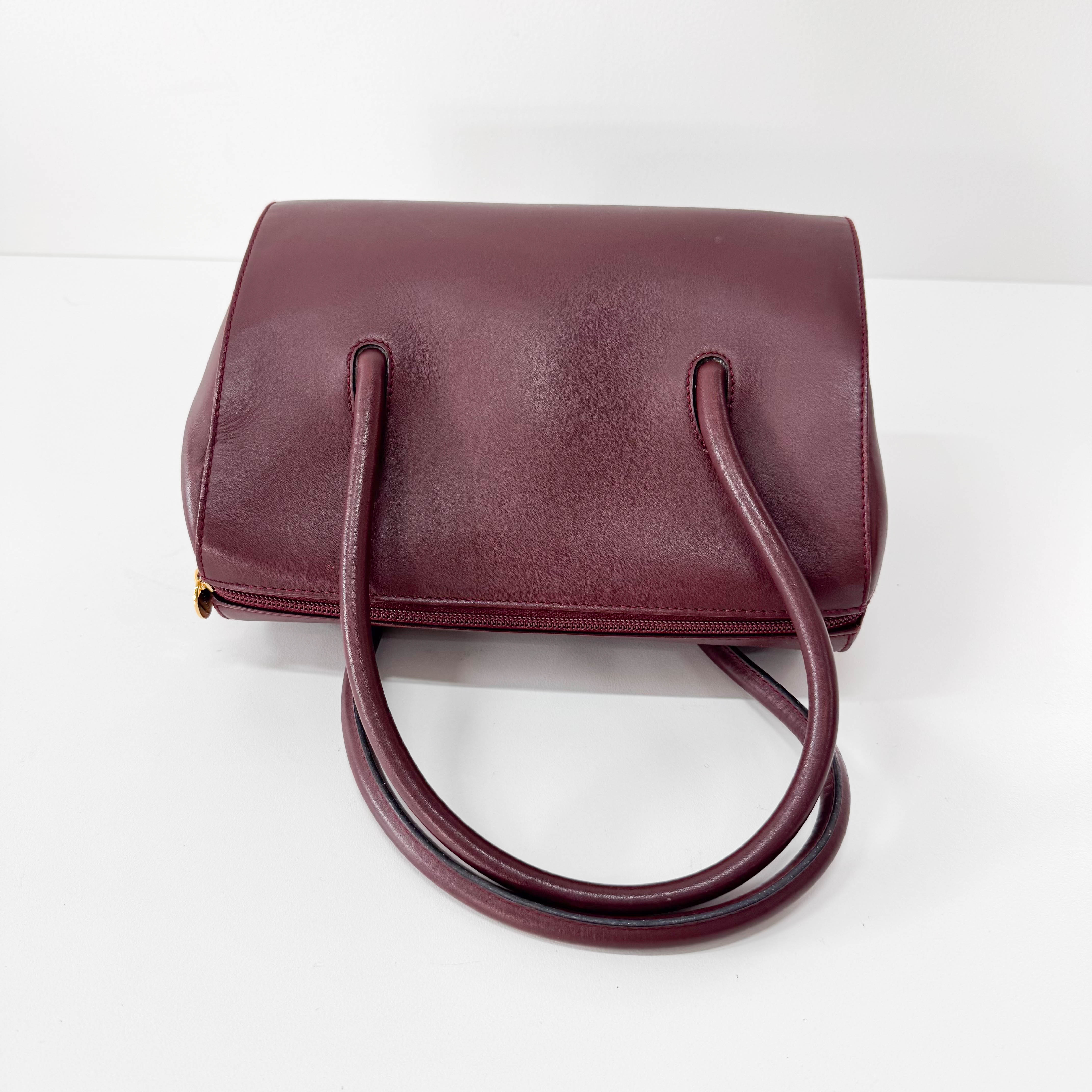 Must Line Red Leather Bag