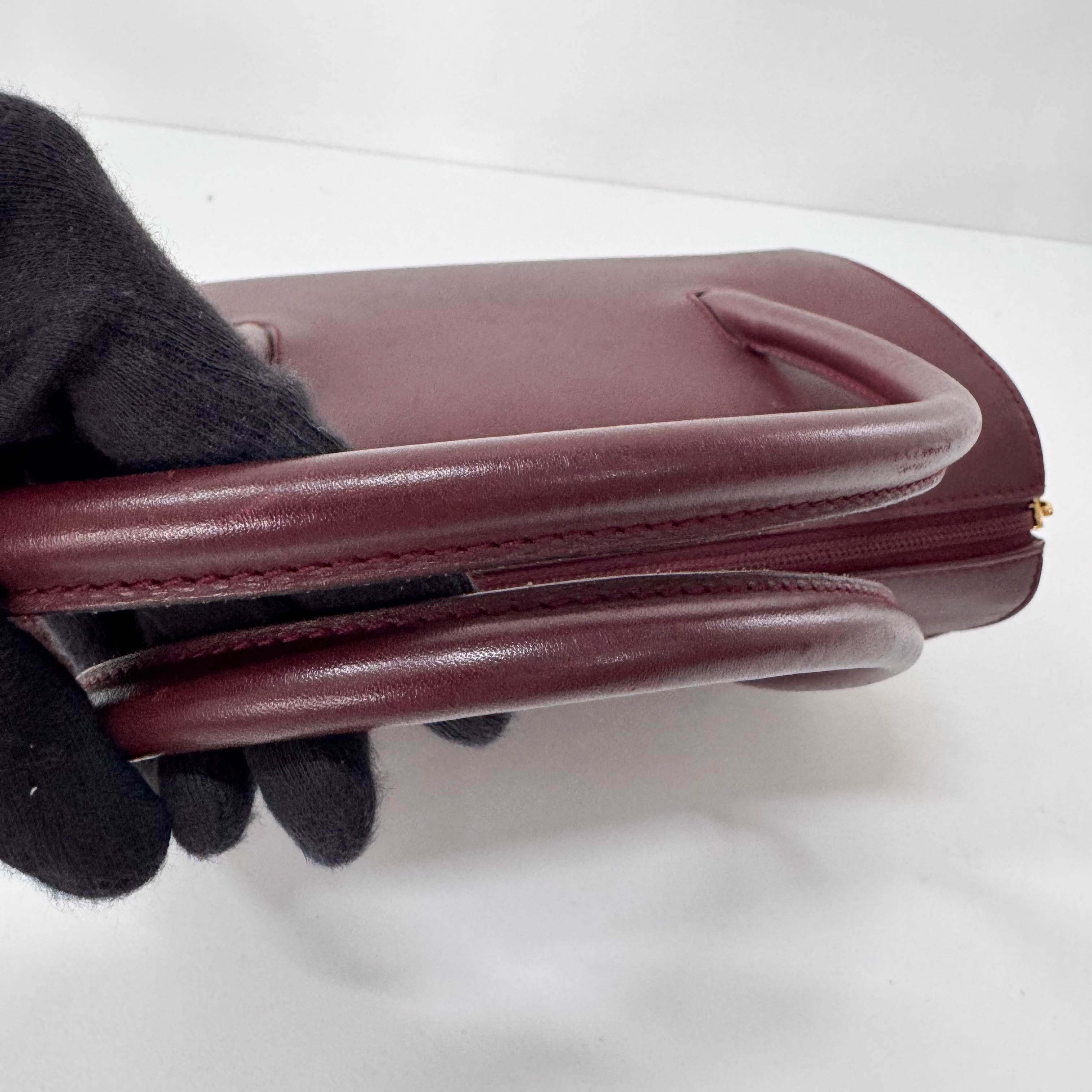 Must Line Red Leather Bag