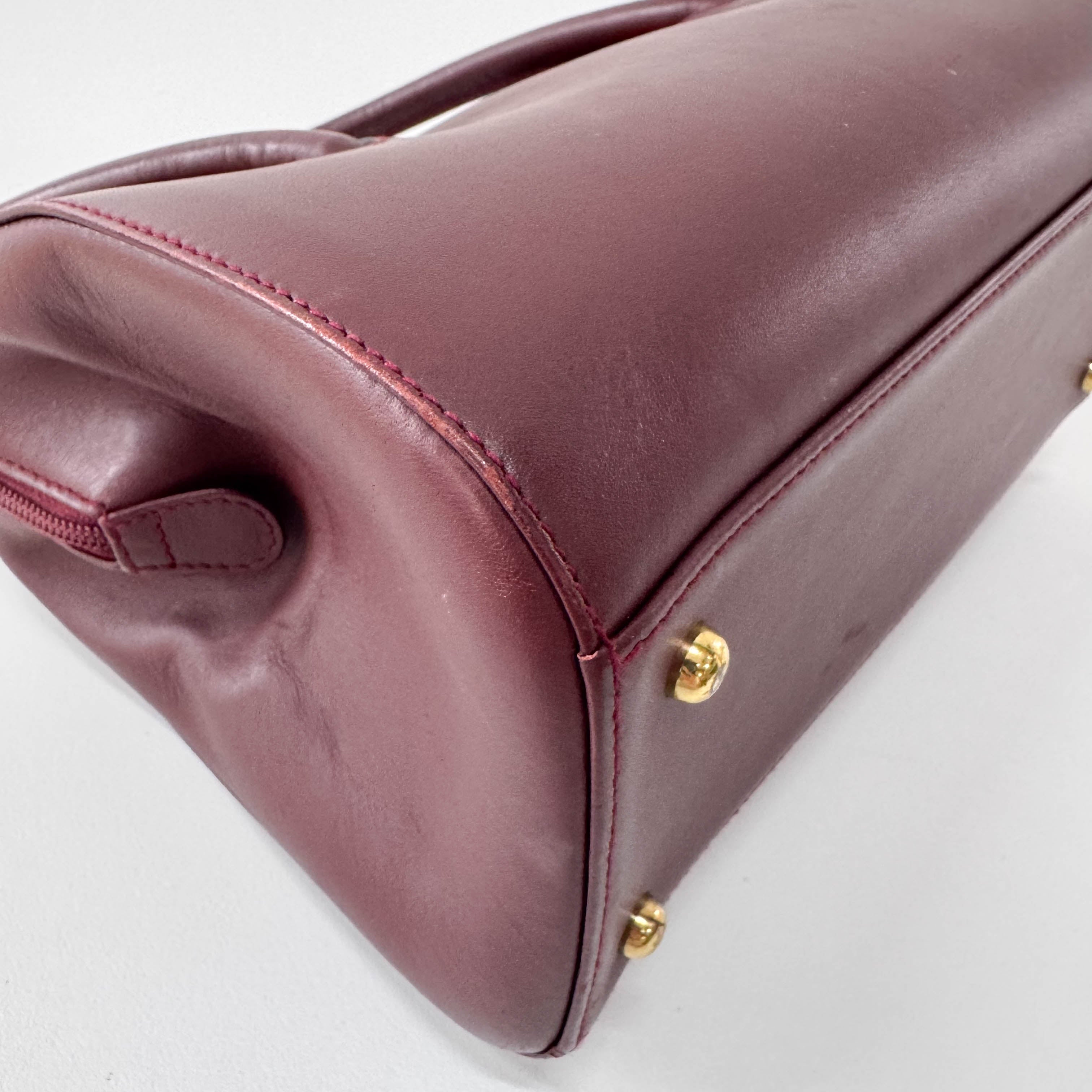 Must Line Red Leather Bag