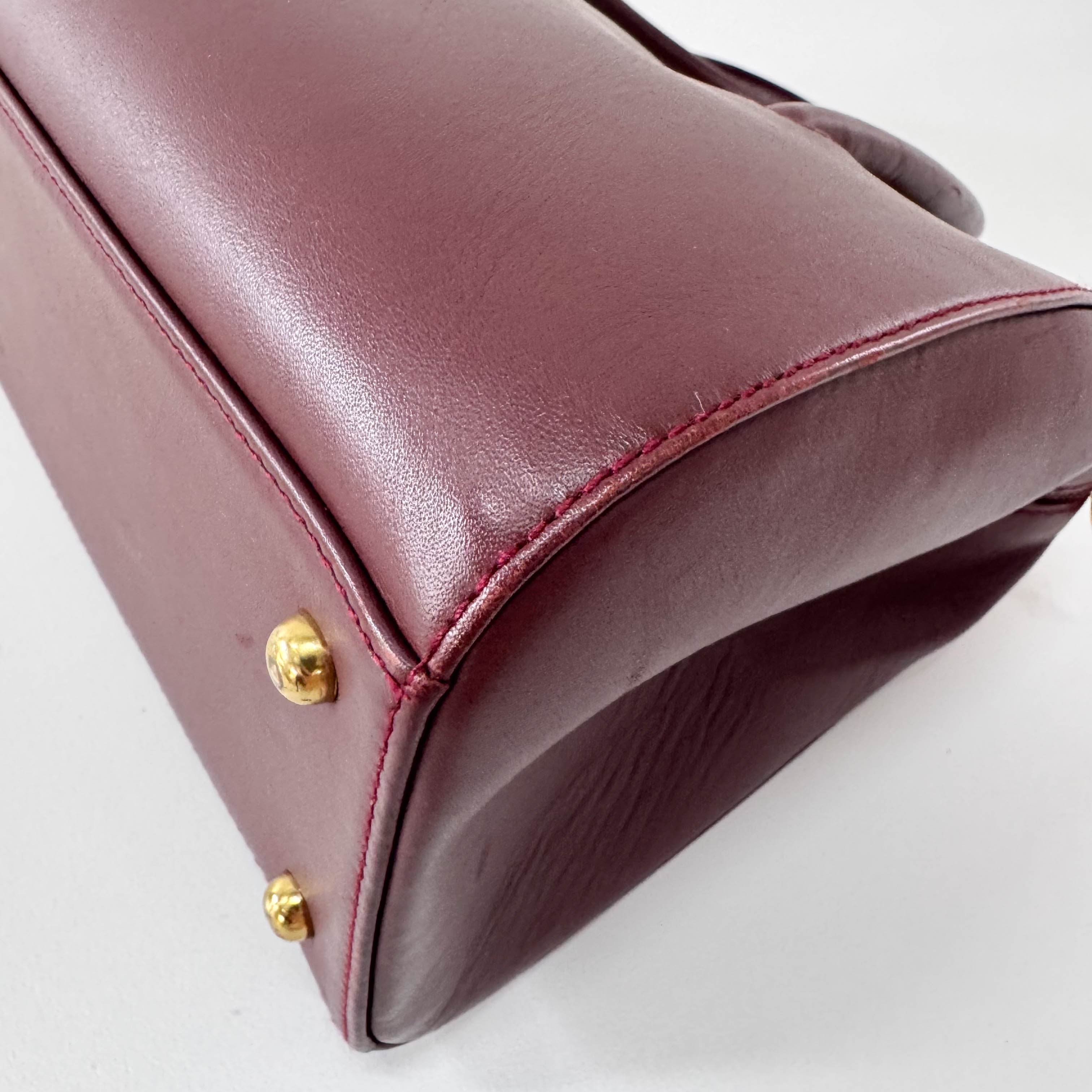 Must Line Red Leather Bag