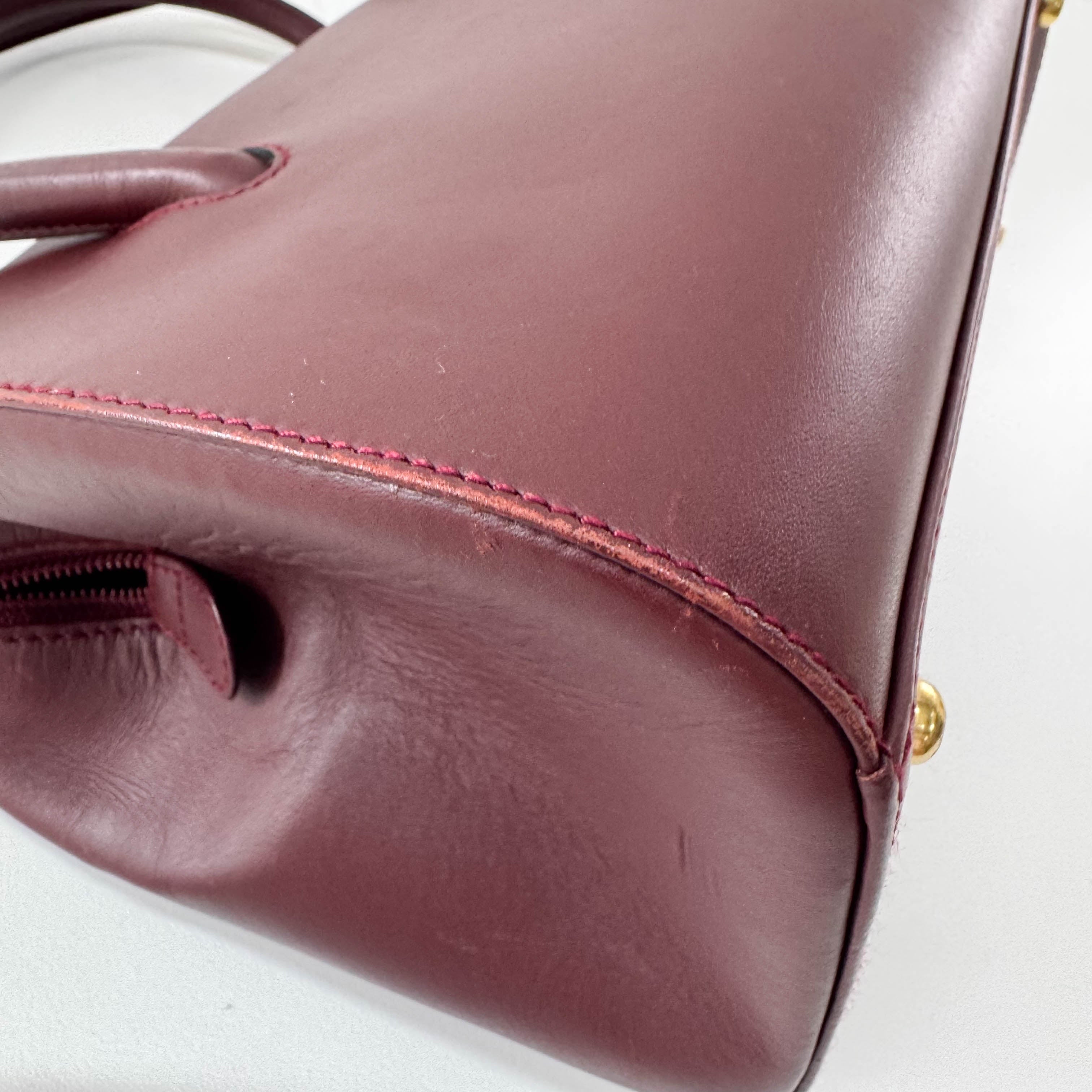 Must Line Red Leather Bag