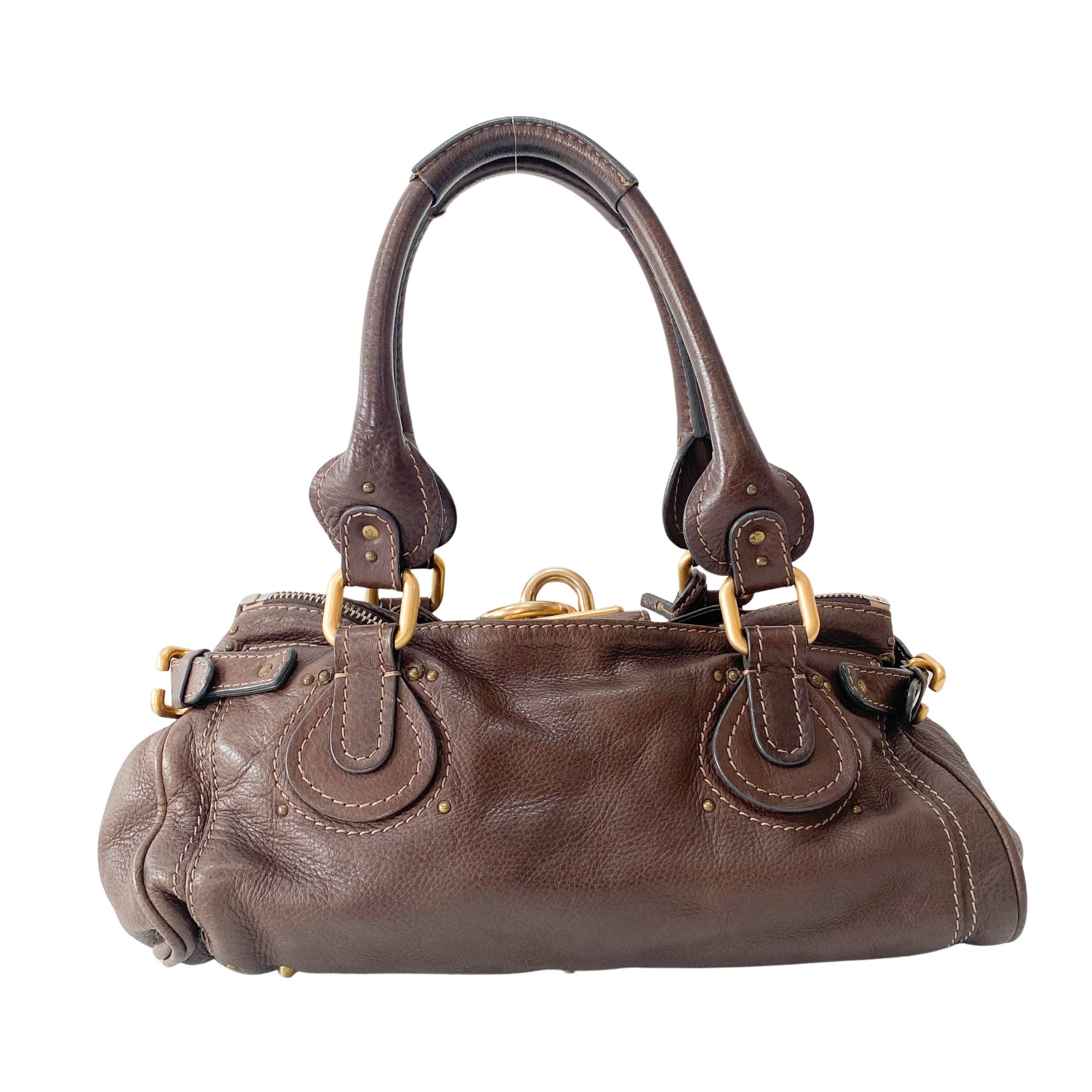 Paddington Brown Leather Shoulder Bag